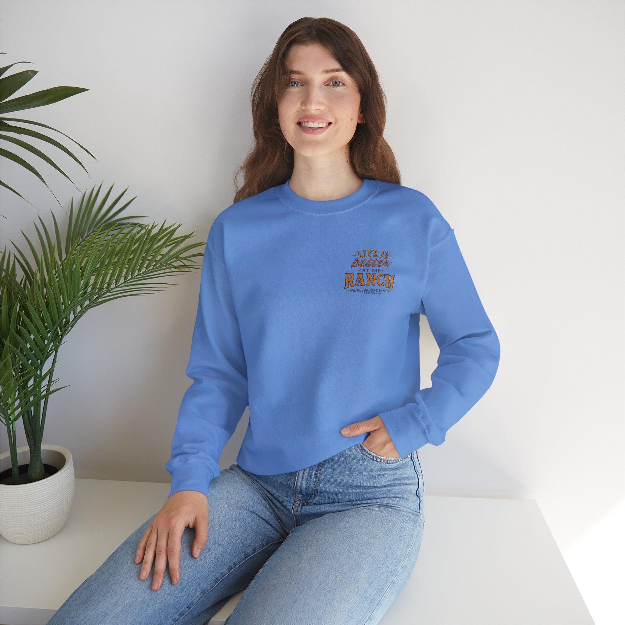 Saddlebrooke Ranch Crewneck Sweatshirt — “We Put the ‘Par’ in Party” Graphic