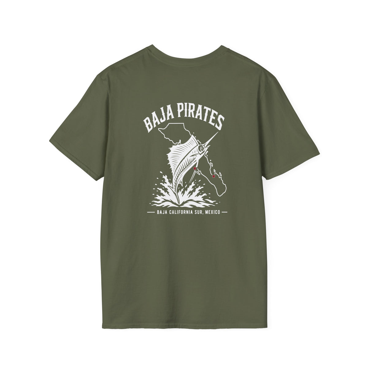 Baja Pirates - Sailfish/Baja Peninsula Tee