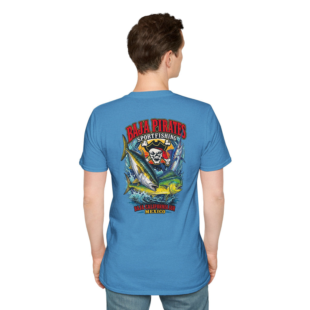 Marlin, Dorado, yellowtail Logo T‑Shirt