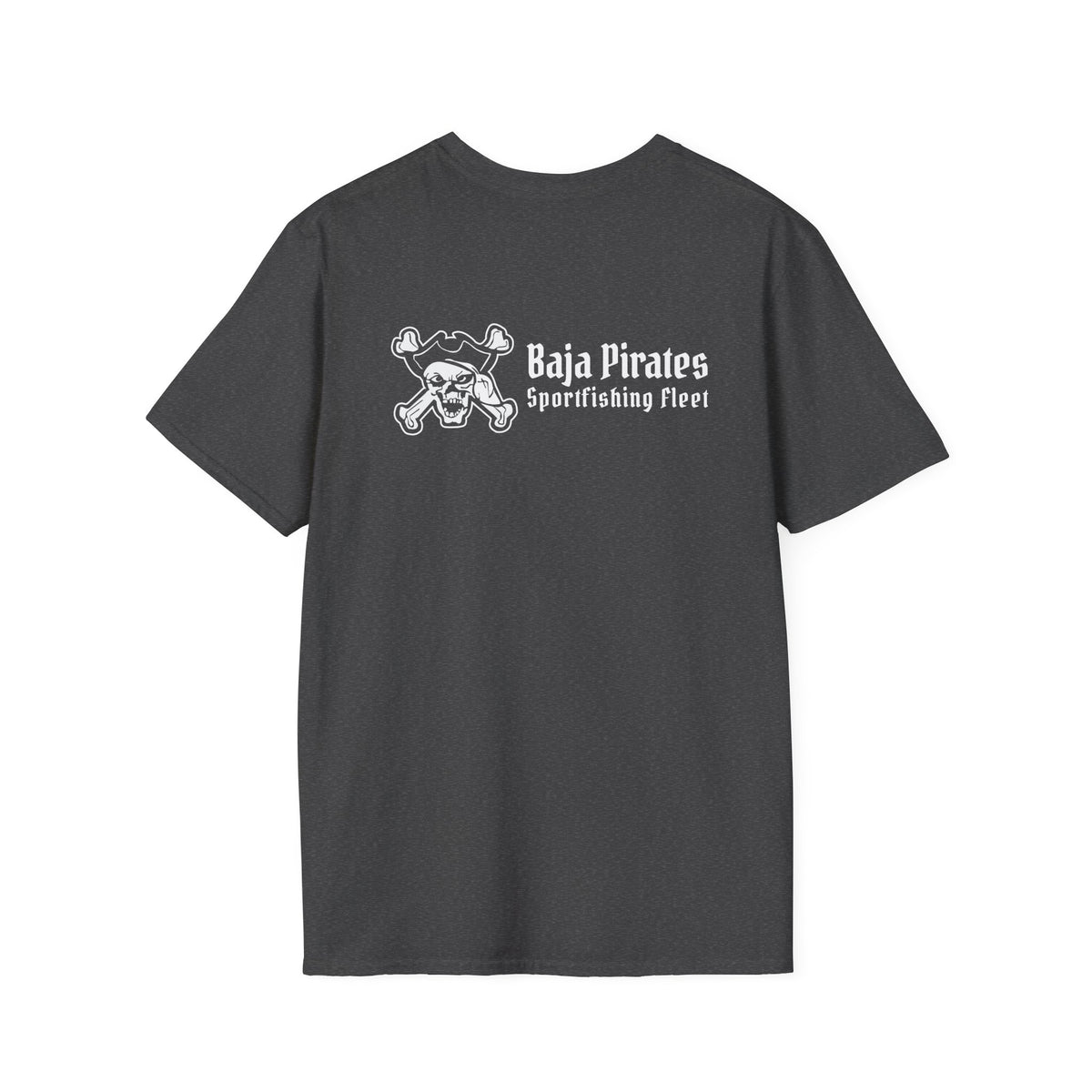 Baja Pirates Sportfishing Fleet T-Shirt — One Color Logo design