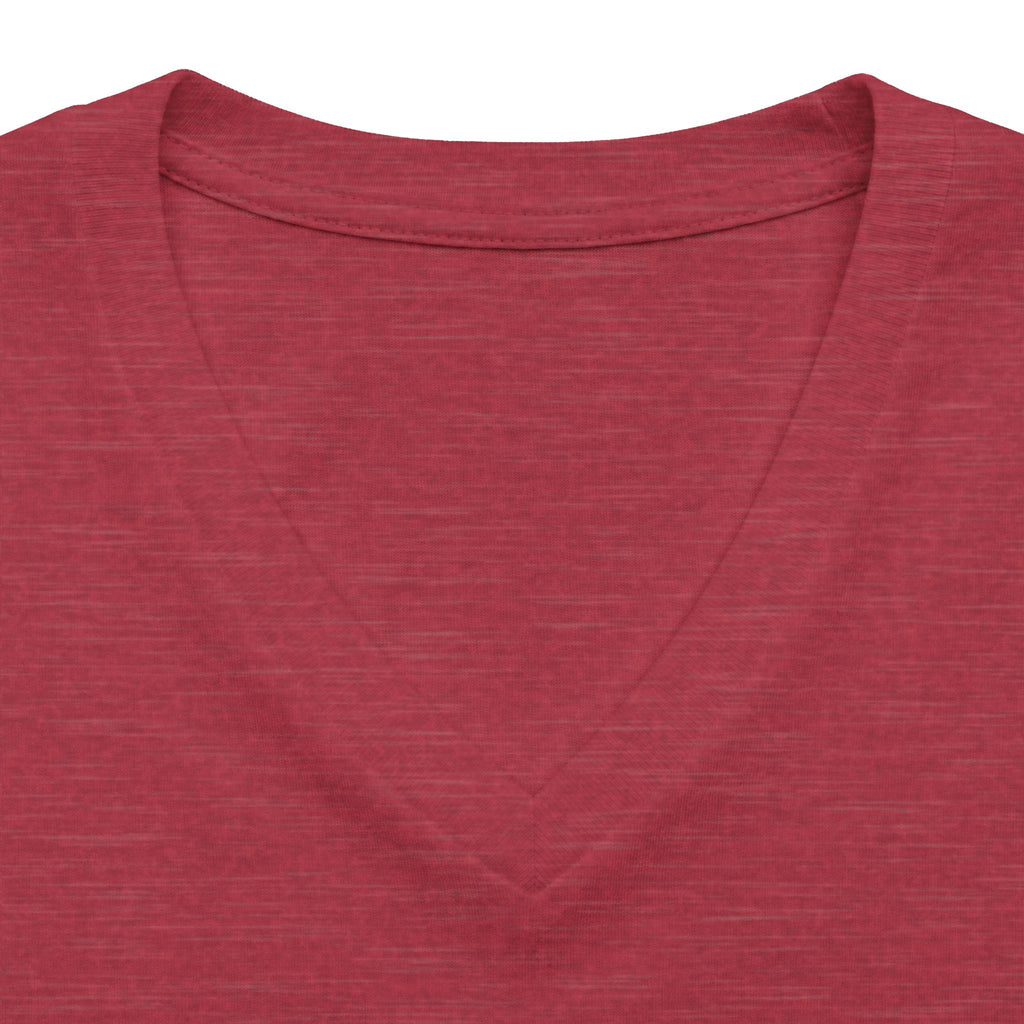 Women's V-Neck Tee — 'Life Is Better on the Ranch' Graphic