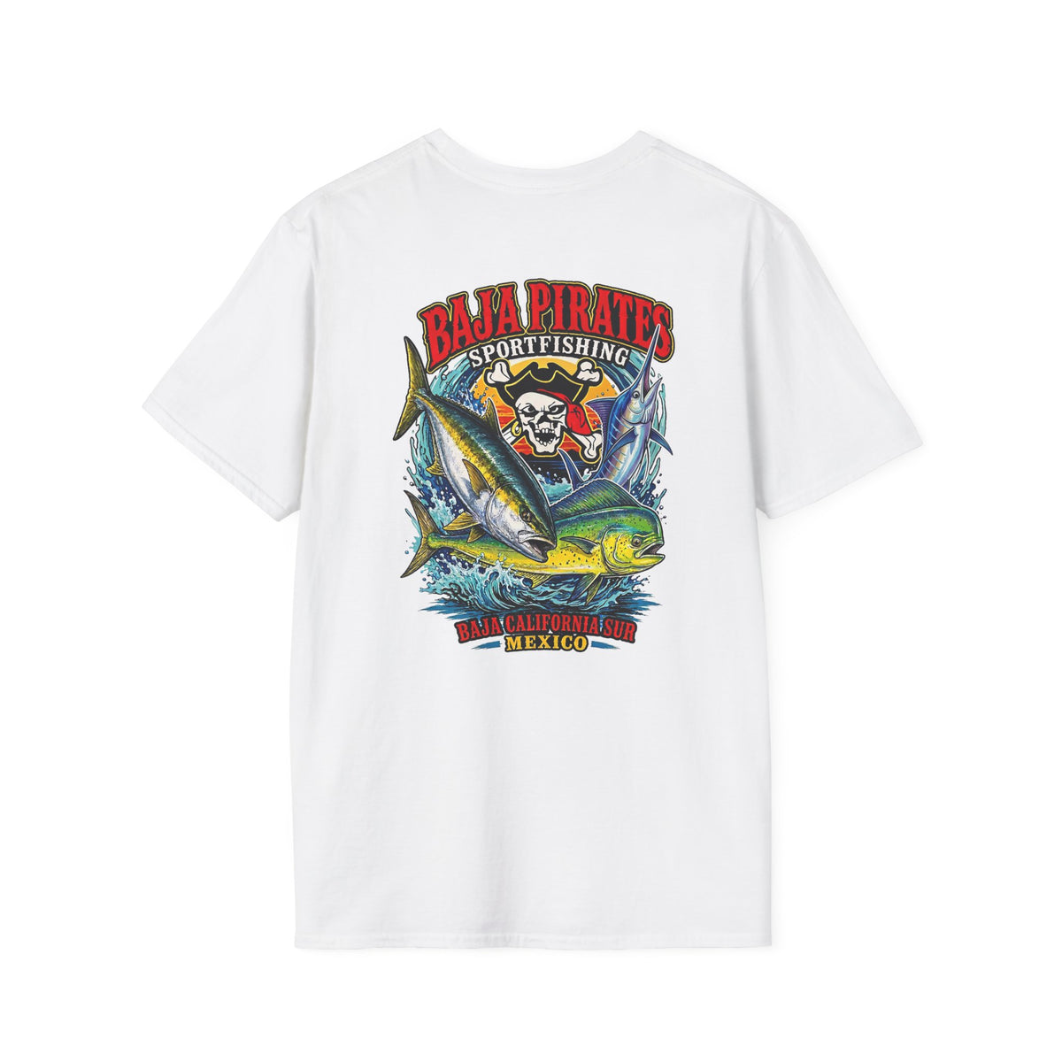 Marlin, Dorado, yellowtail Logo T‑Shirt