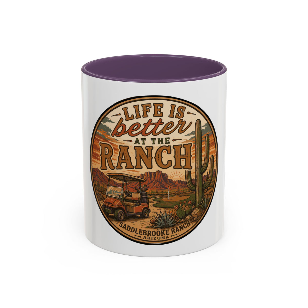 Life Is Better at the Ranch Coffee Mug — Western Ranch Scene 11/15oz