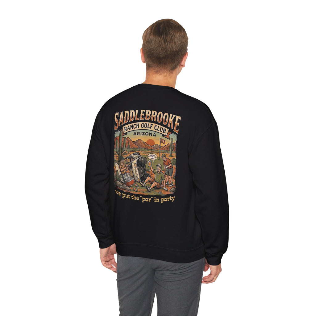 Ranch Golf Club Crewneck Sweatshirt — “We Put the ‘Par’ in Party” Graphic