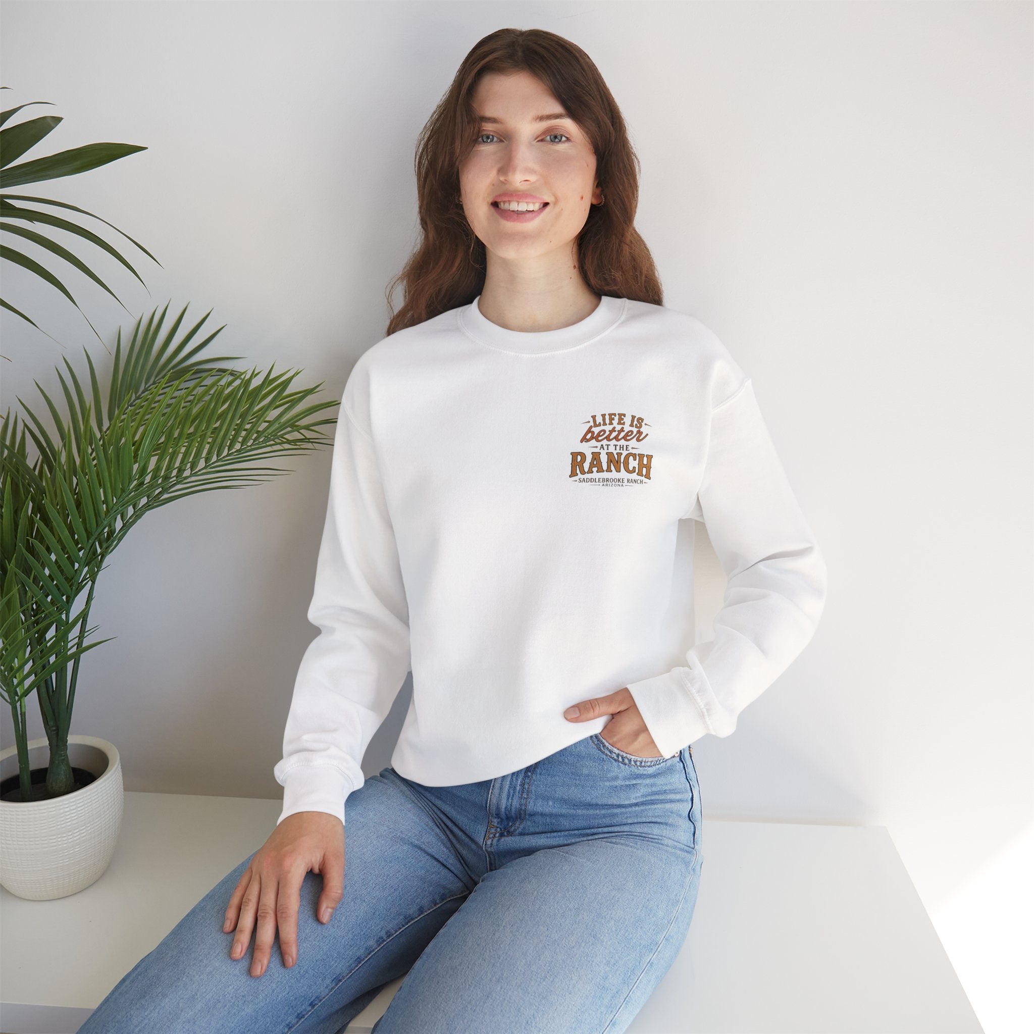 Saddlebrooke Ranch Crewneck Sweatshirt — “We Put the ‘Par’ in Party” Graphic