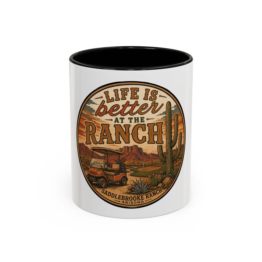 Life Is Better at the Ranch Coffee Mug — Western Ranch Scene 11/15oz