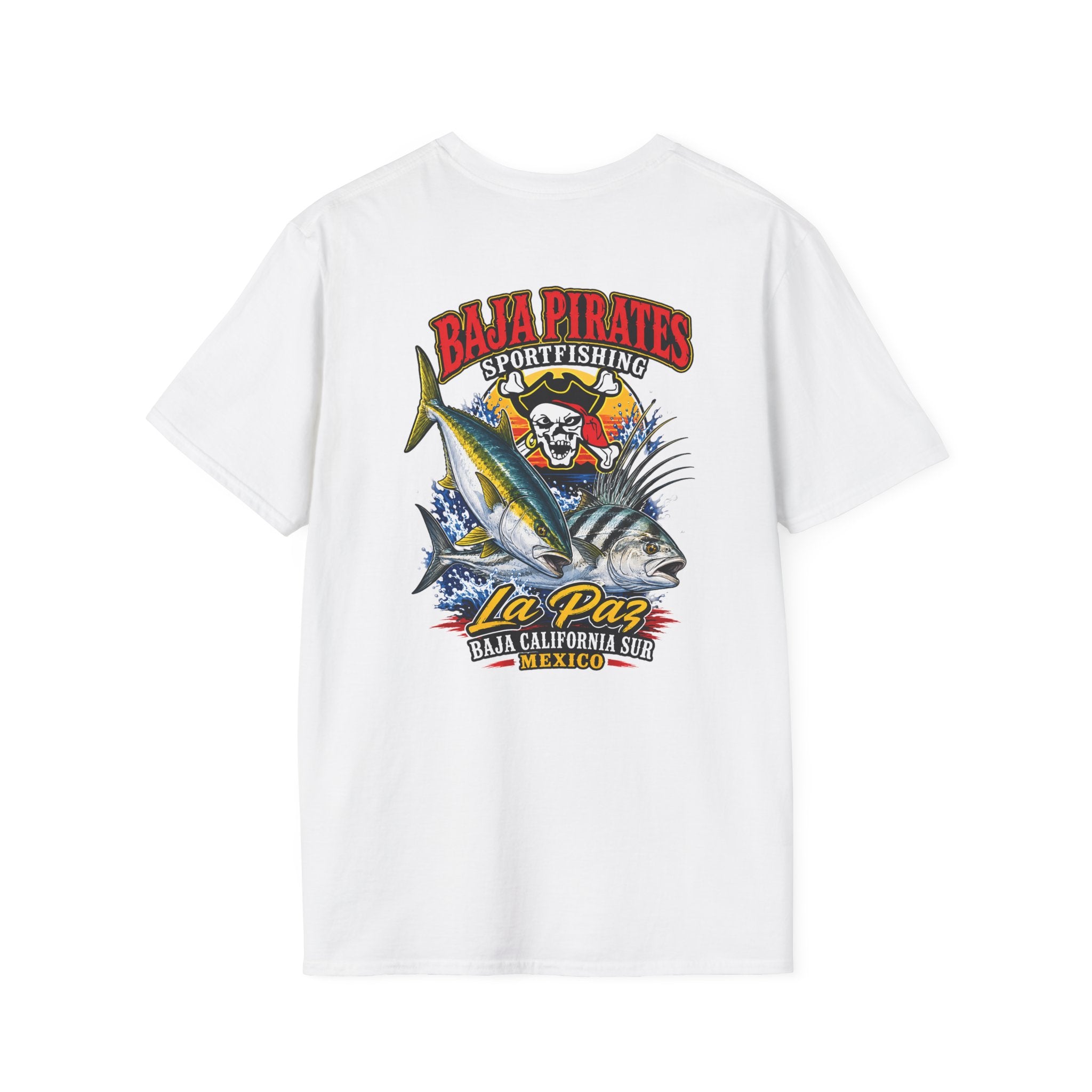 Baja Pirates Yellowtail/Rooster Logo T‑Shirt
