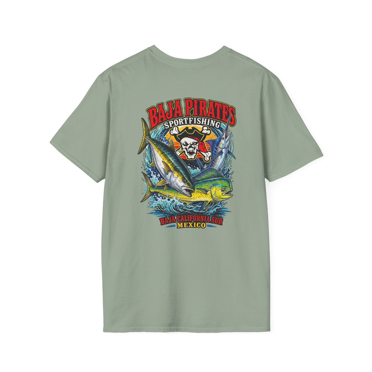 Marlin, Dorado, yellowtail Logo T‑Shirt