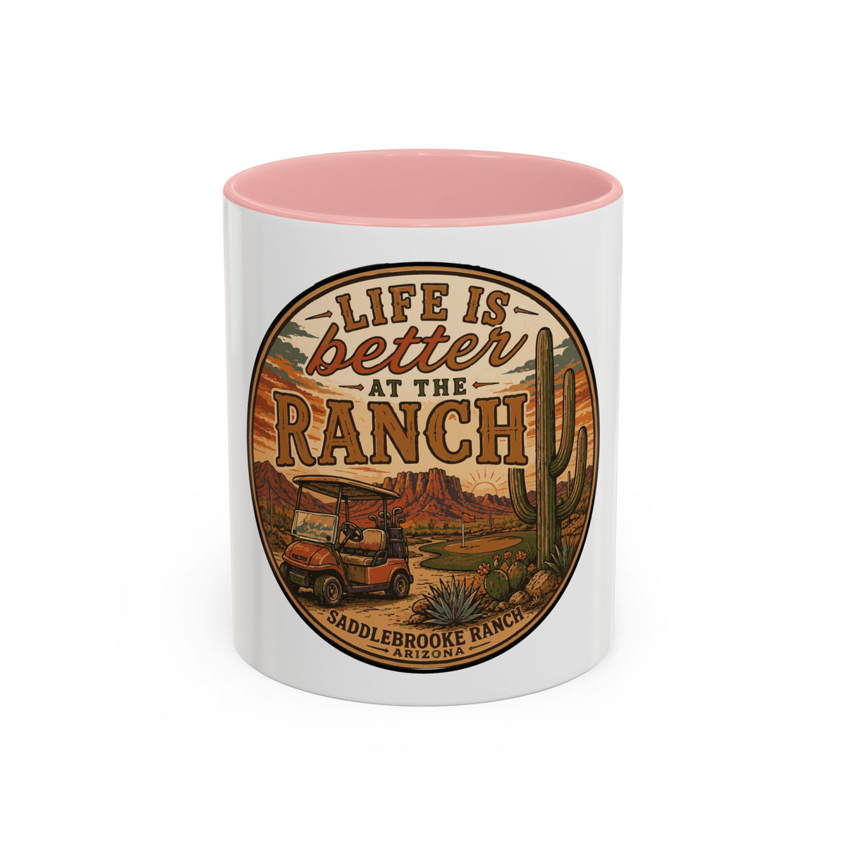 Life Is Better at the Ranch Coffee Mug — Western Ranch Scene 11/15oz