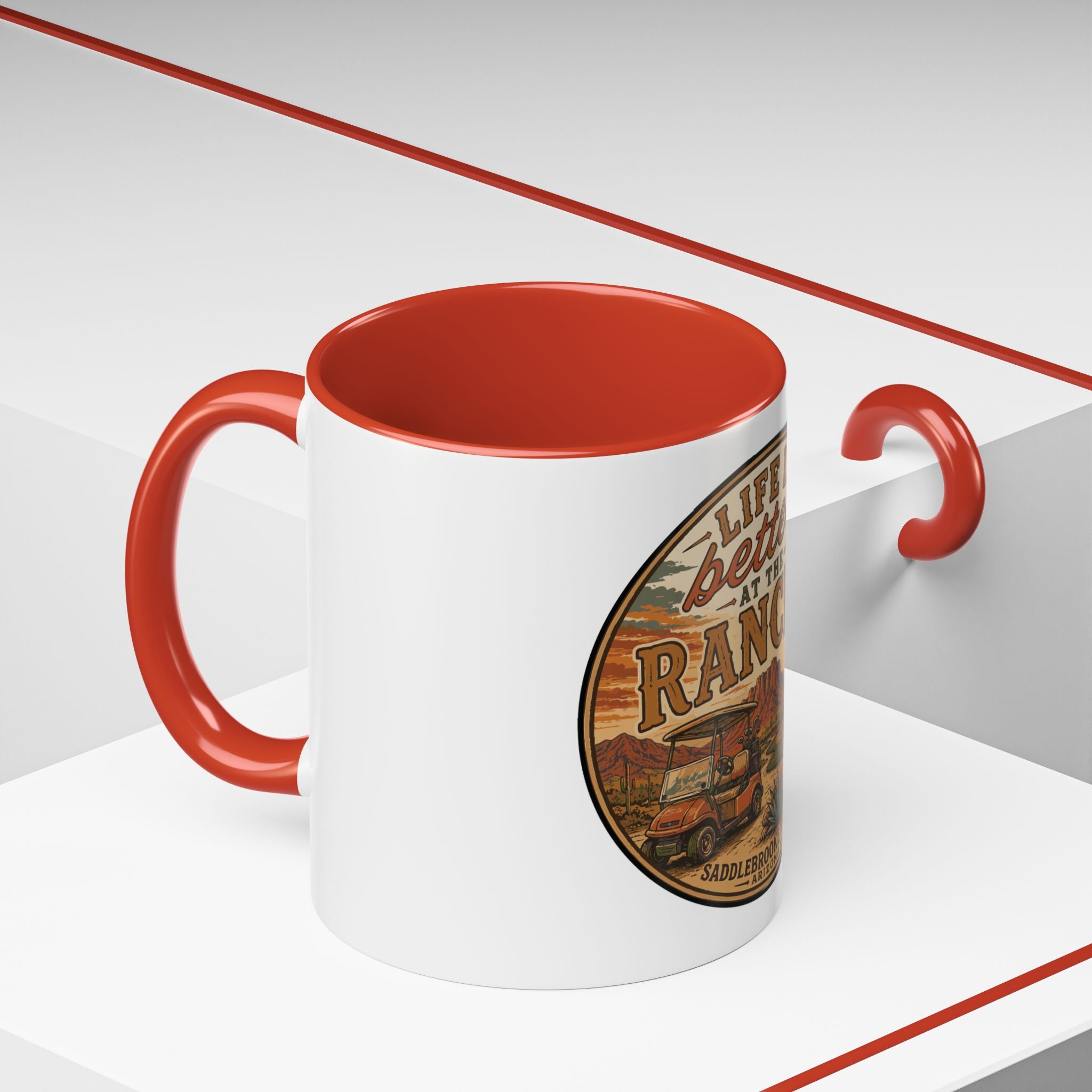 Life Is Better at the Ranch Coffee Mug — Western Ranch Scene 11/15oz