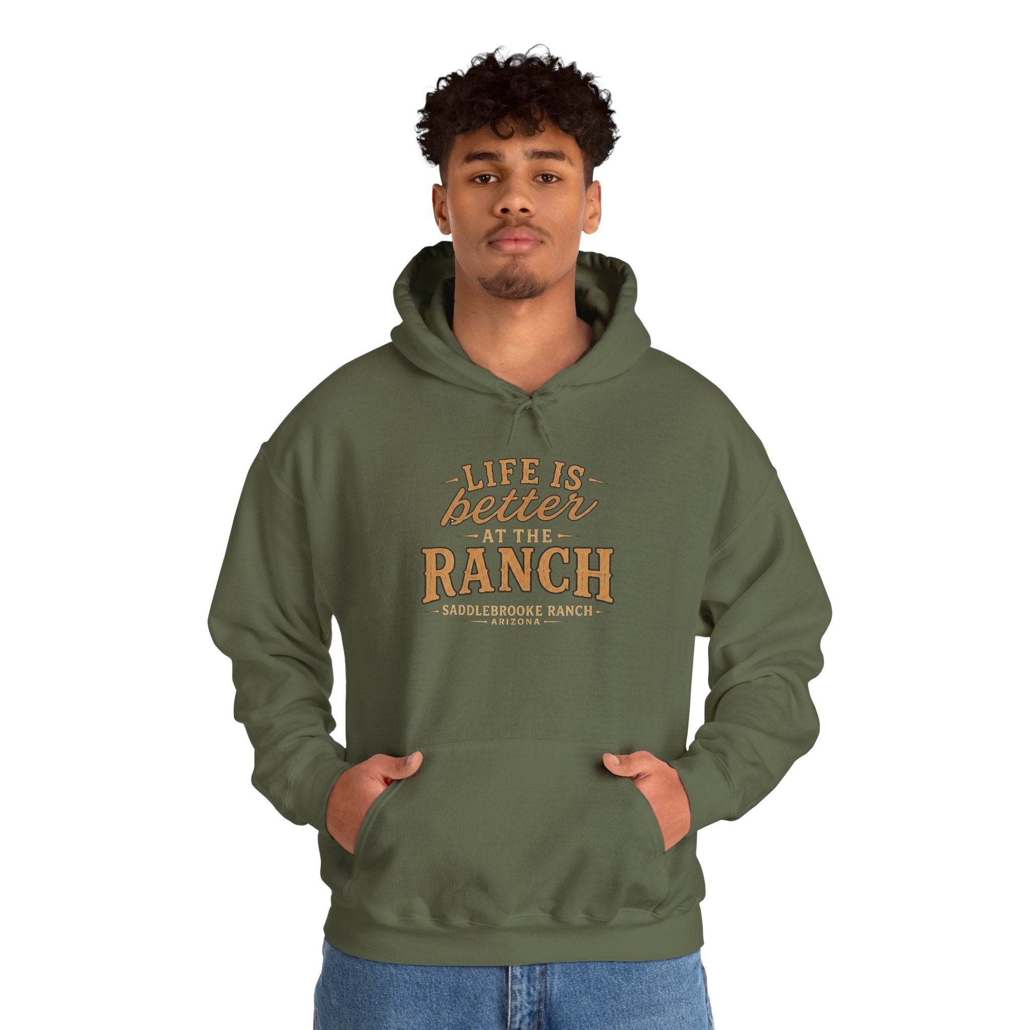 Life Is Better at the Ranch Hoodie — Rustic Ranch Sweatshirt