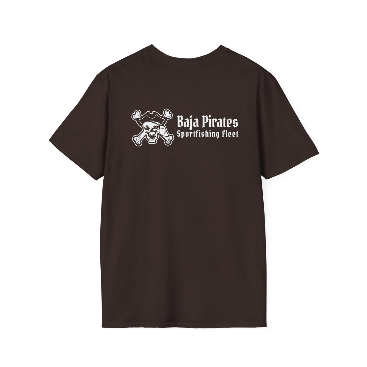 Baja Pirates Sportfishing Fleet T-Shirt — One Color Logo design