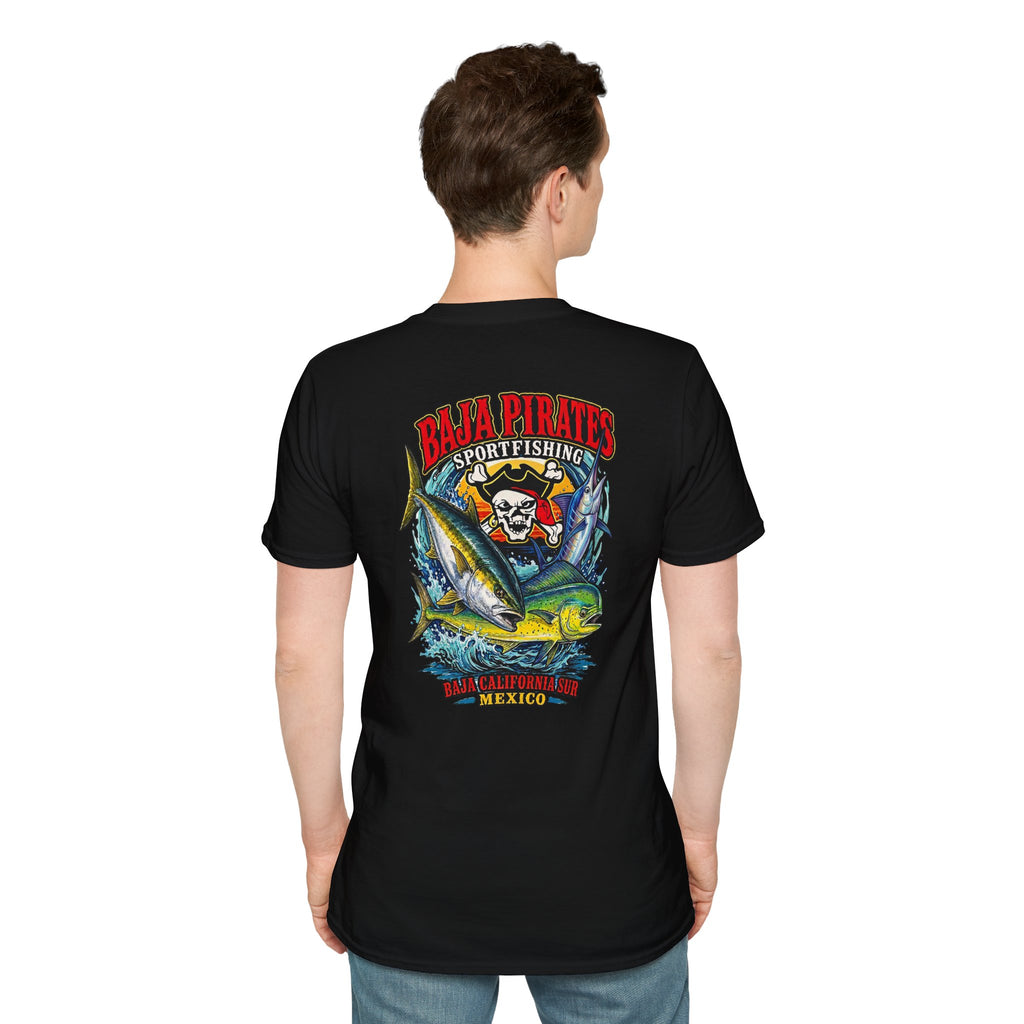 Marlin, Dorado, yellowtail Logo T‑Shirt