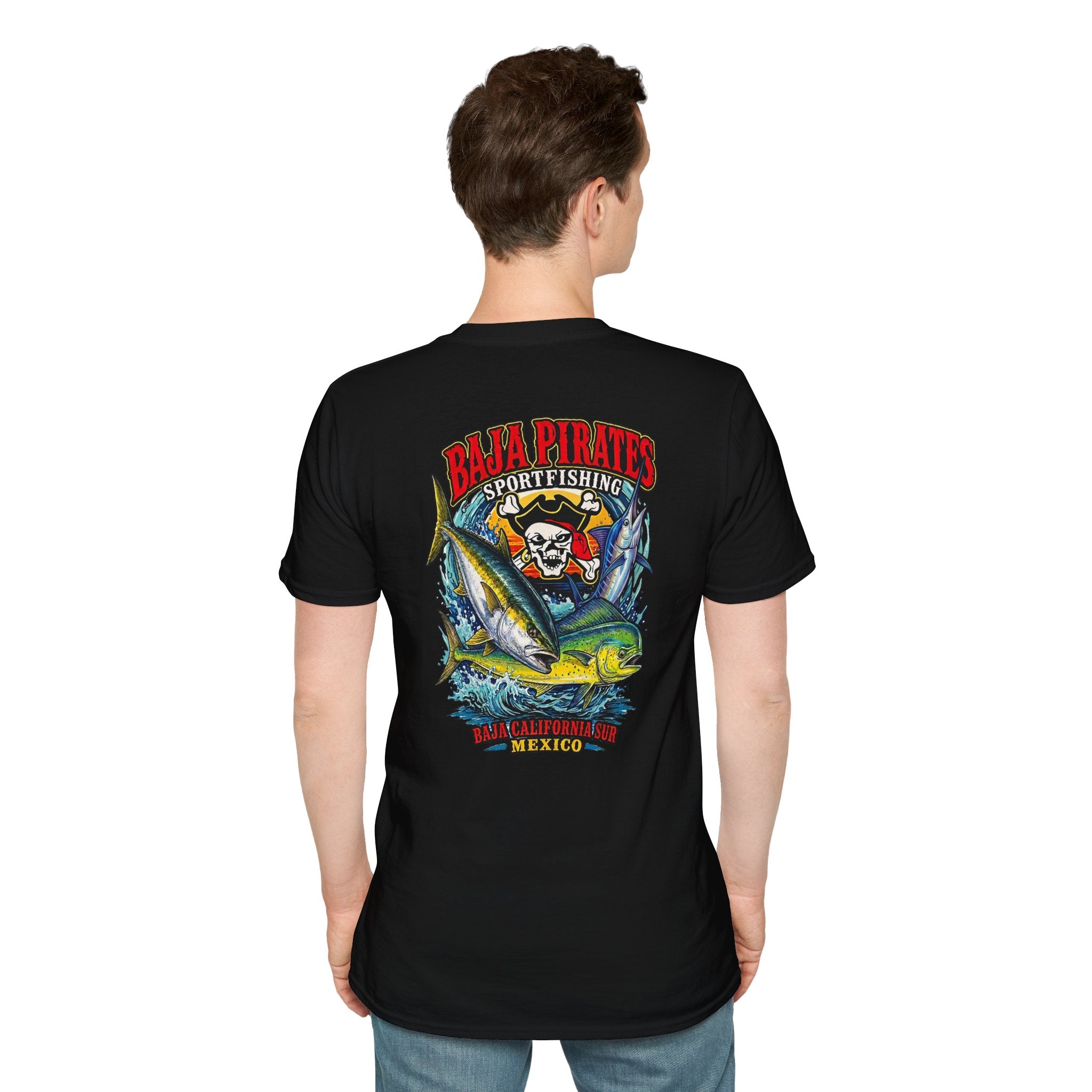 Marlin, Dorado, yellowtail Logo T‑Shirt