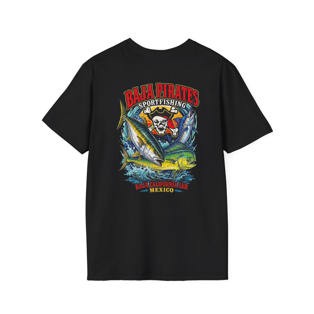 Marlin, Dorado, yellowtail Logo T‑Shirt