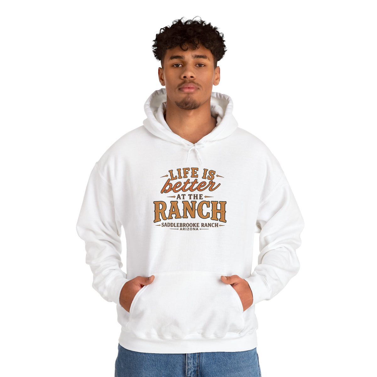 Life Is Better at the Ranch Hoodie — Rustic Ranch Sweatshirt