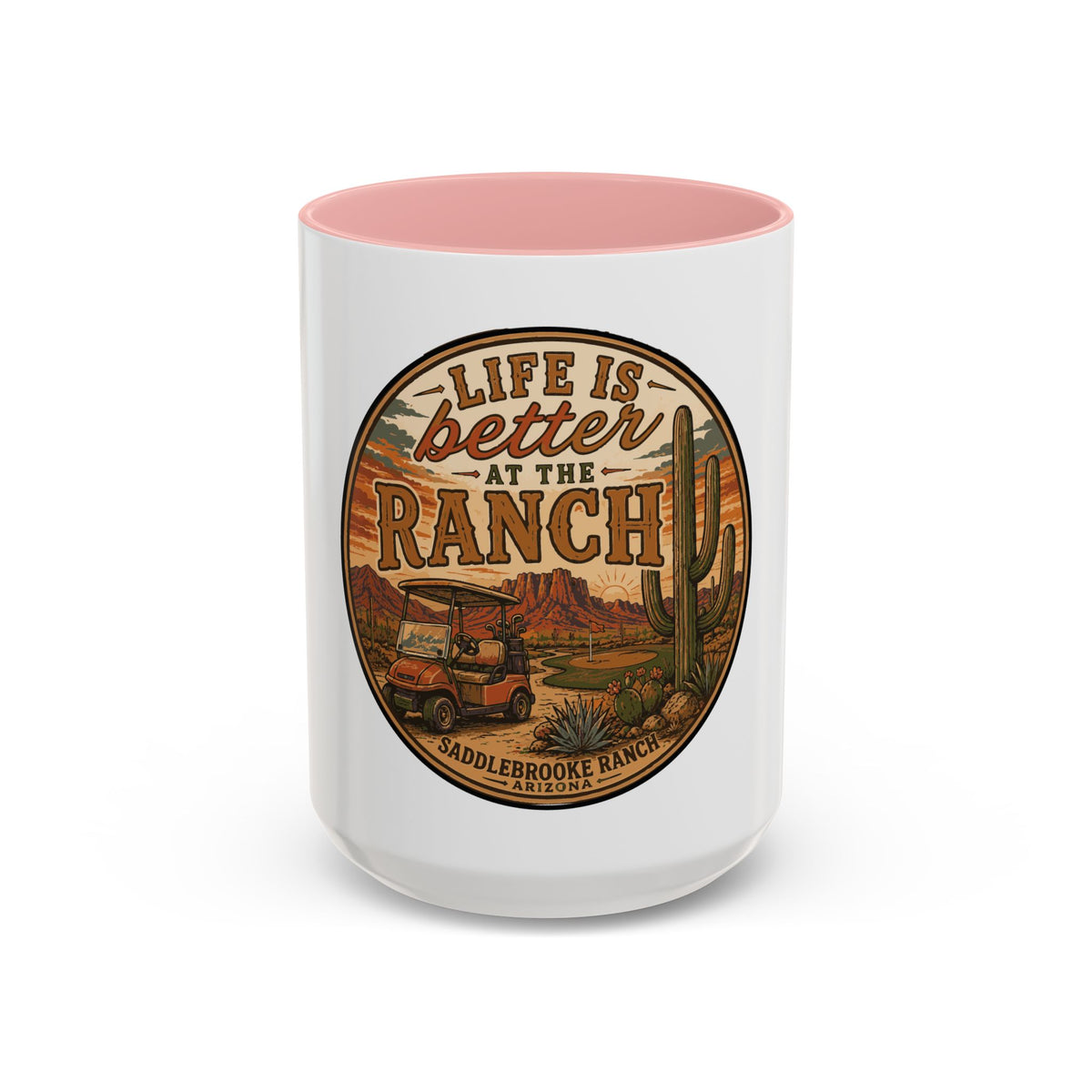 Life Is Better at the Ranch Coffee Mug — Western Ranch Scene 11/15oz