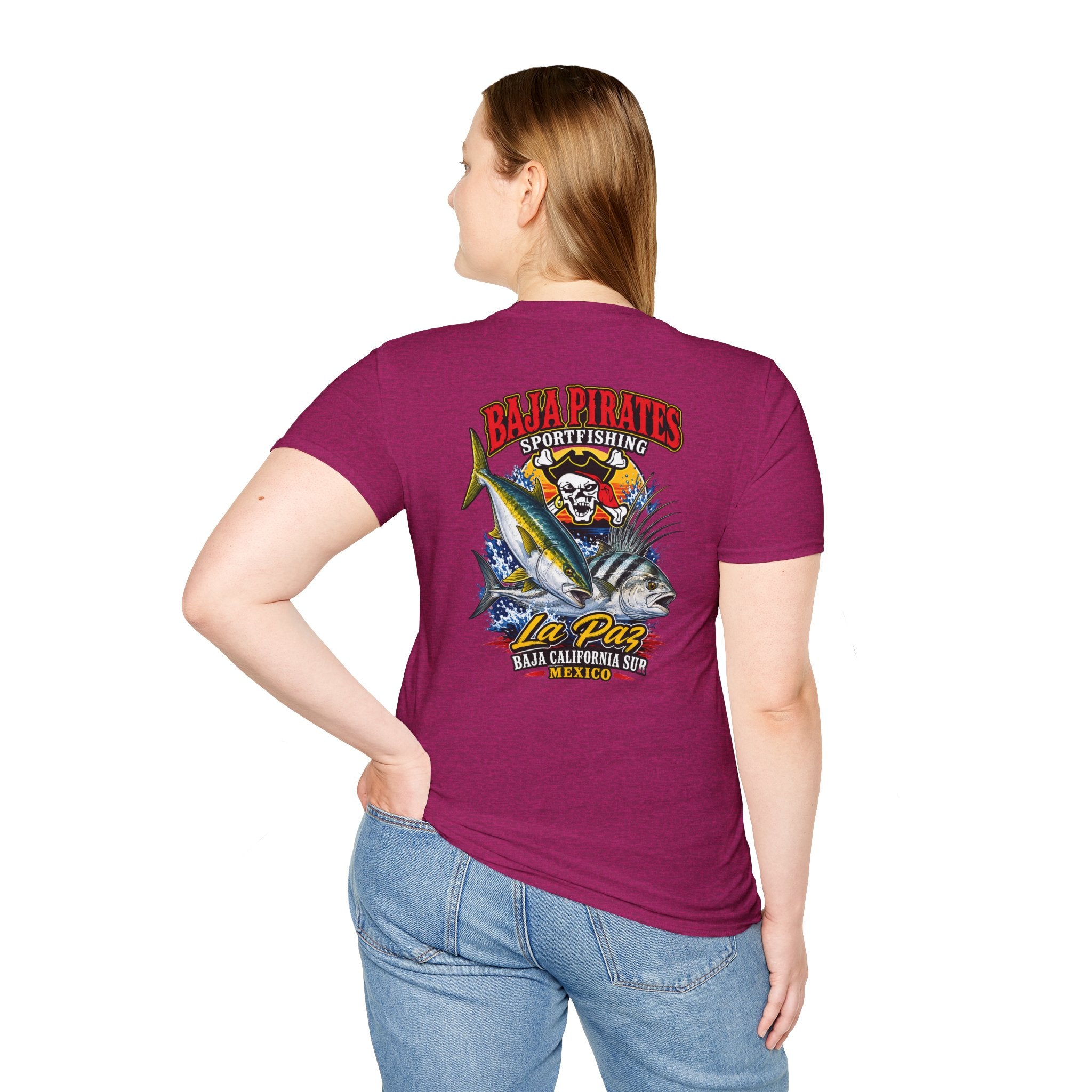 Baja Pirates Yellowtail/Rooster Logo T‑Shirt