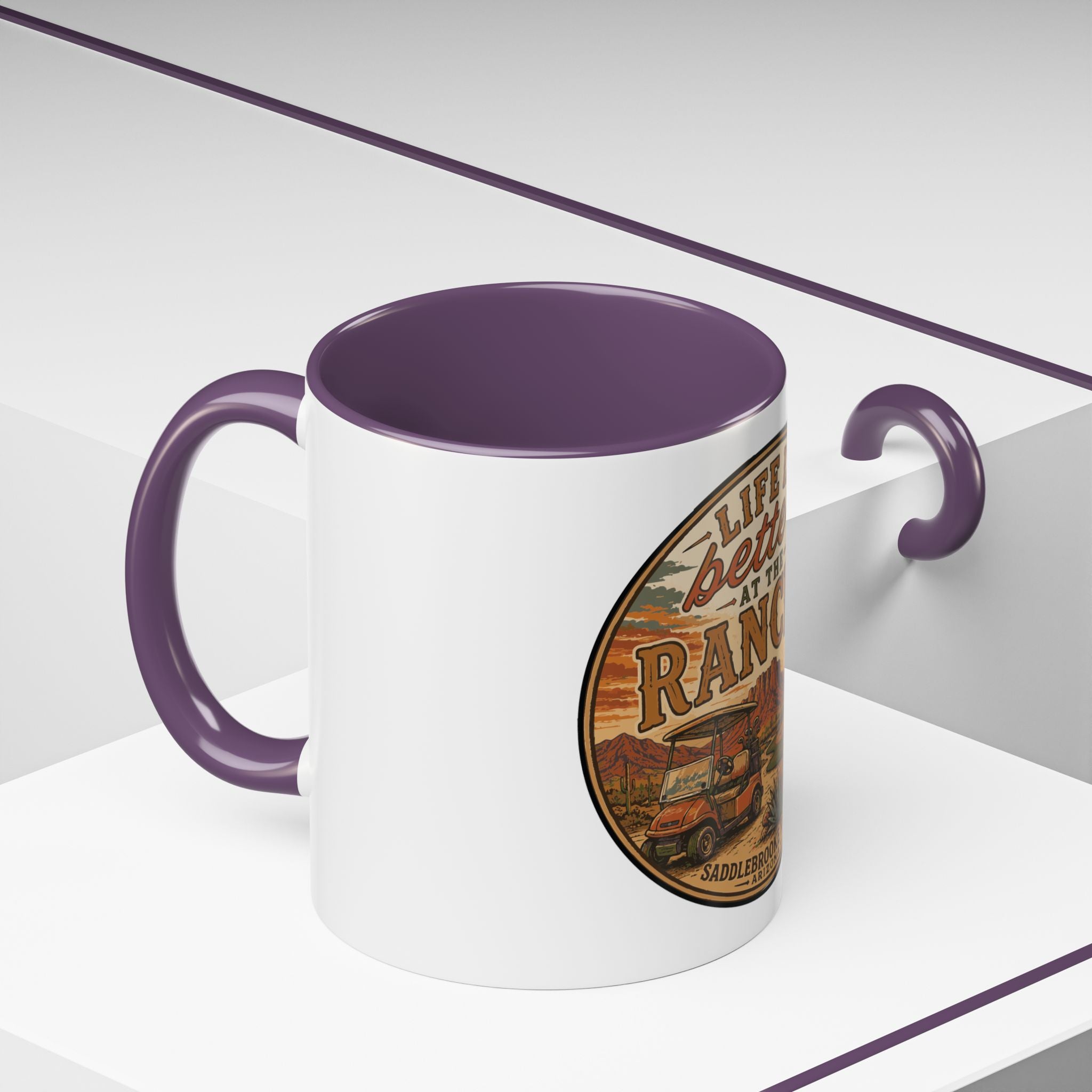 Life Is Better at the Ranch Coffee Mug — Western Ranch Scene 11/15oz