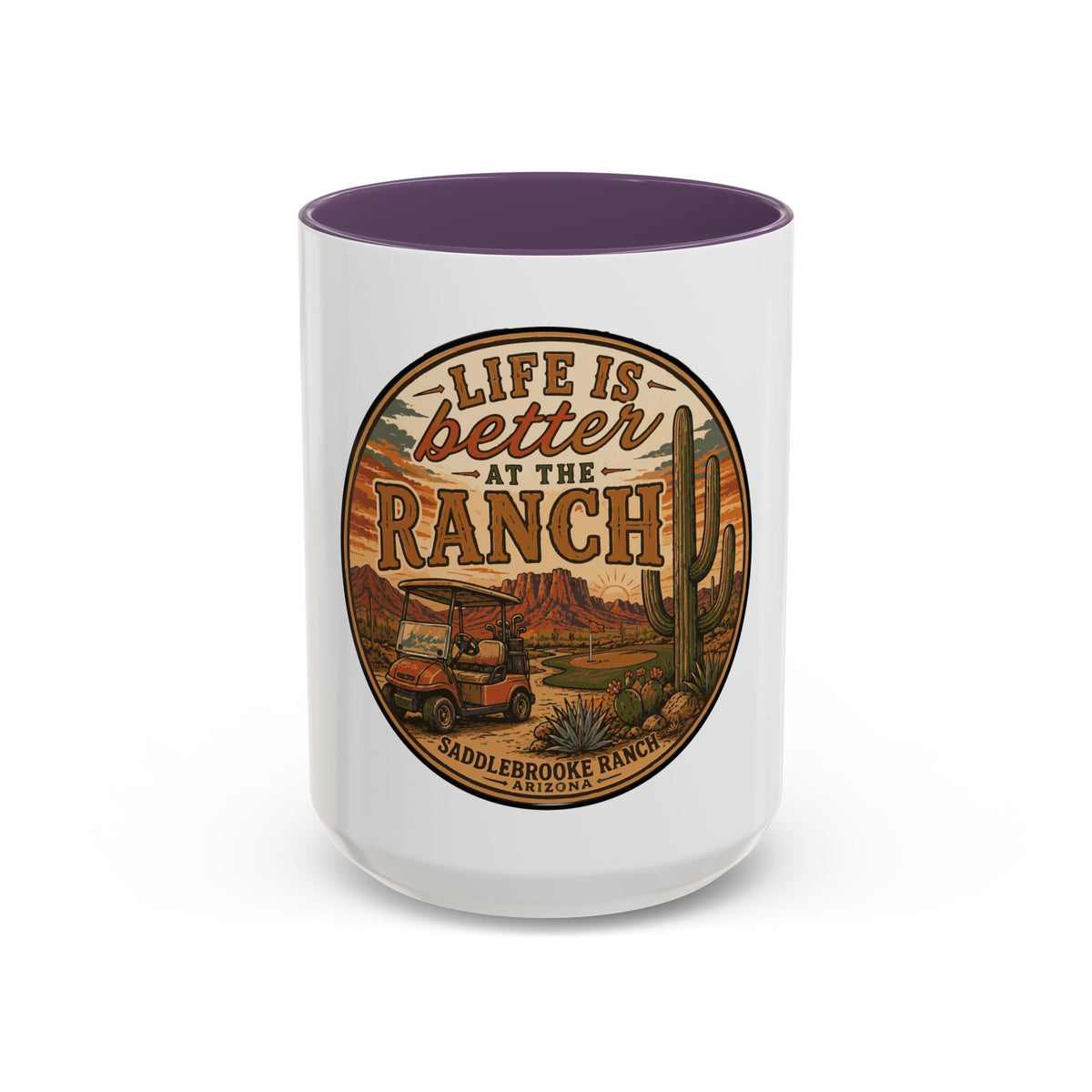 Life Is Better at the Ranch Coffee Mug — Western Ranch Scene 11/15oz