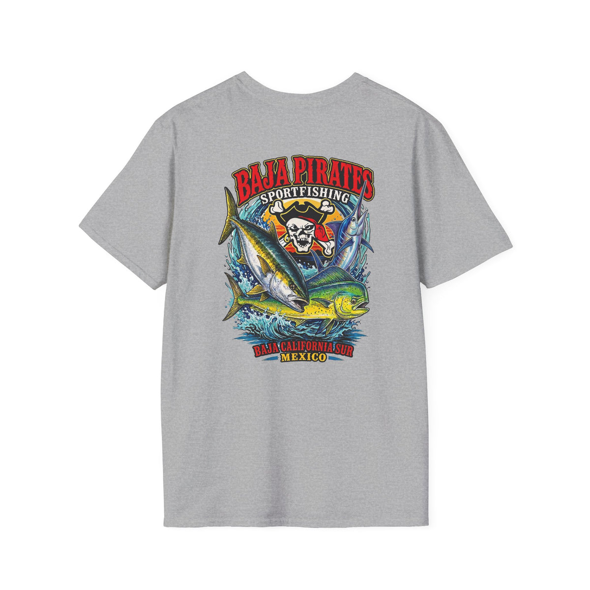 Marlin, Dorado, yellowtail Logo T‑Shirt