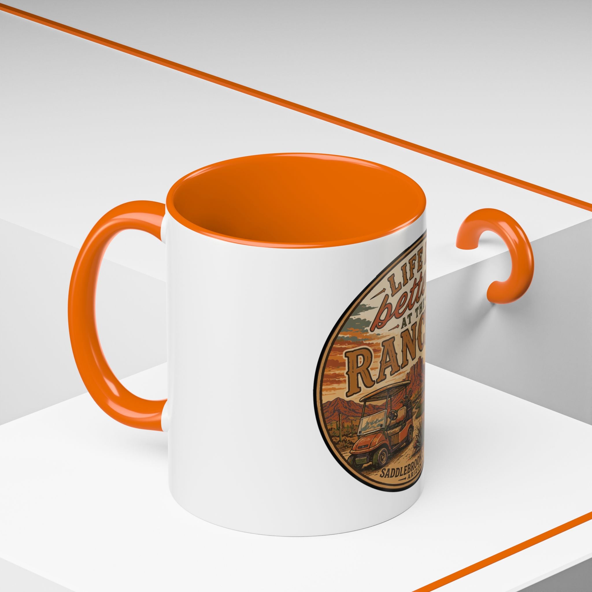 Life Is Better at the Ranch Coffee Mug — Western Ranch Scene 11/15oz