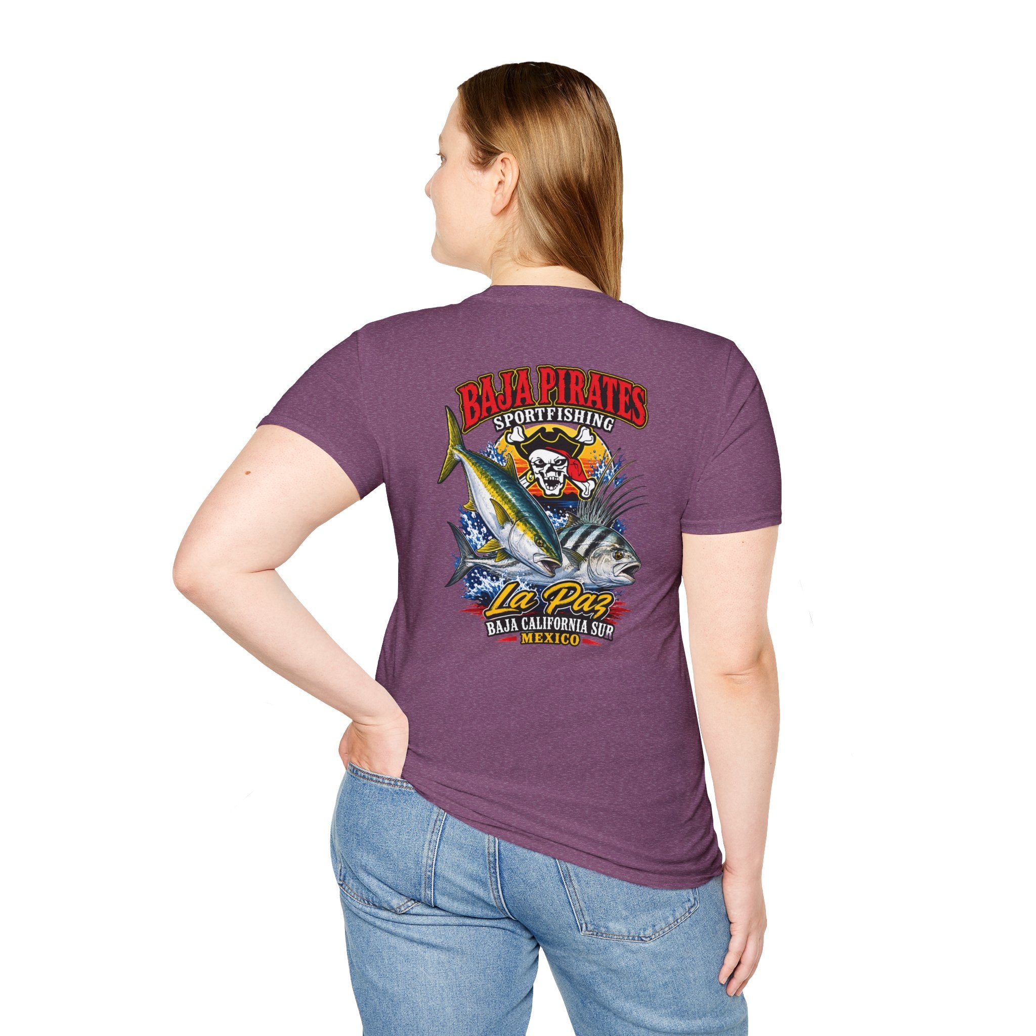 Baja Pirates Yellowtail/Rooster Logo T‑Shirt