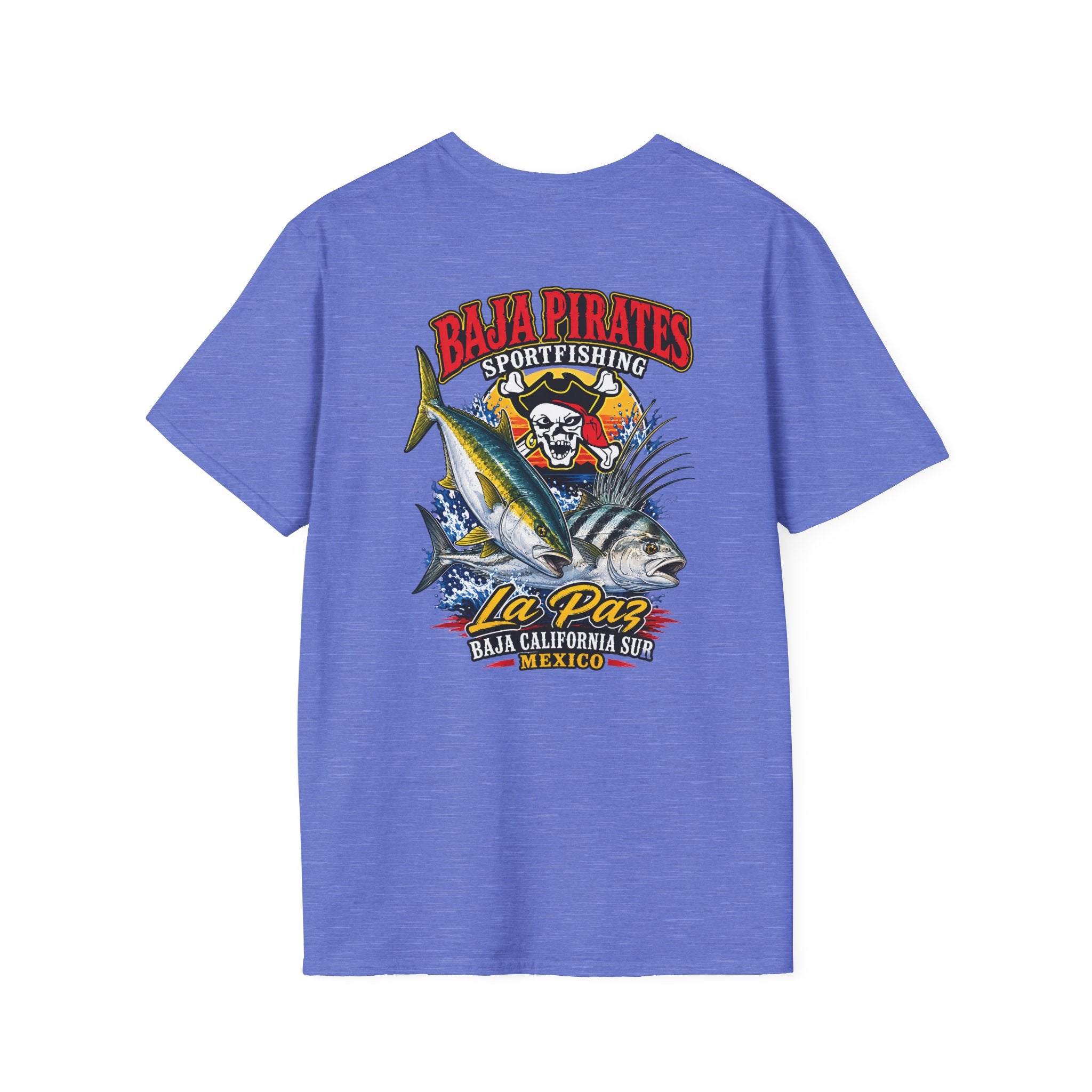 Baja Pirates Yellowtail/Rooster Logo T‑Shirt