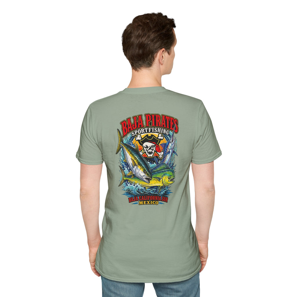 Marlin, Dorado, yellowtail Logo T‑Shirt