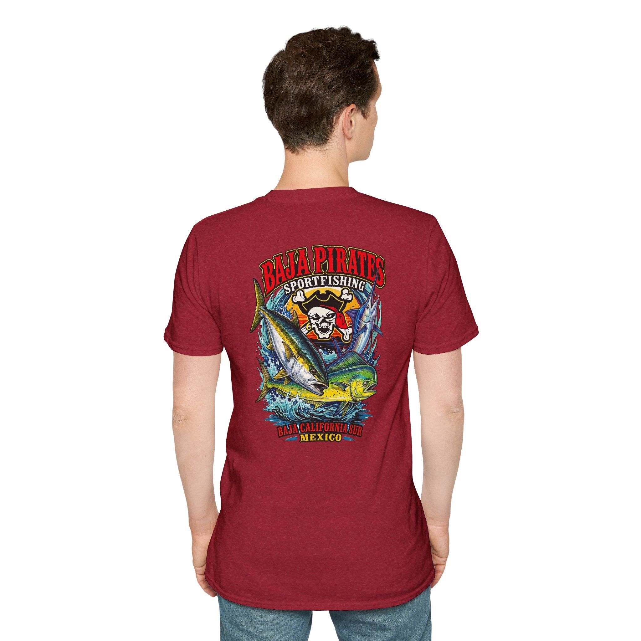 Marlin, Dorado, yellowtail Logo T‑Shirt
