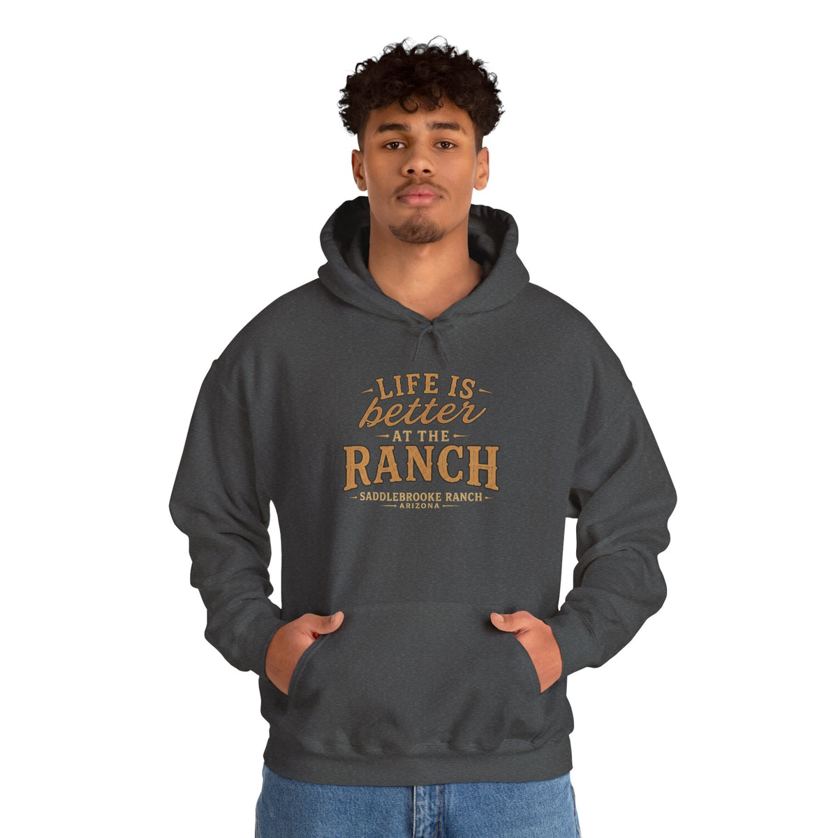 Life Is Better at the Ranch Hoodie — Rustic Ranch Sweatshirt