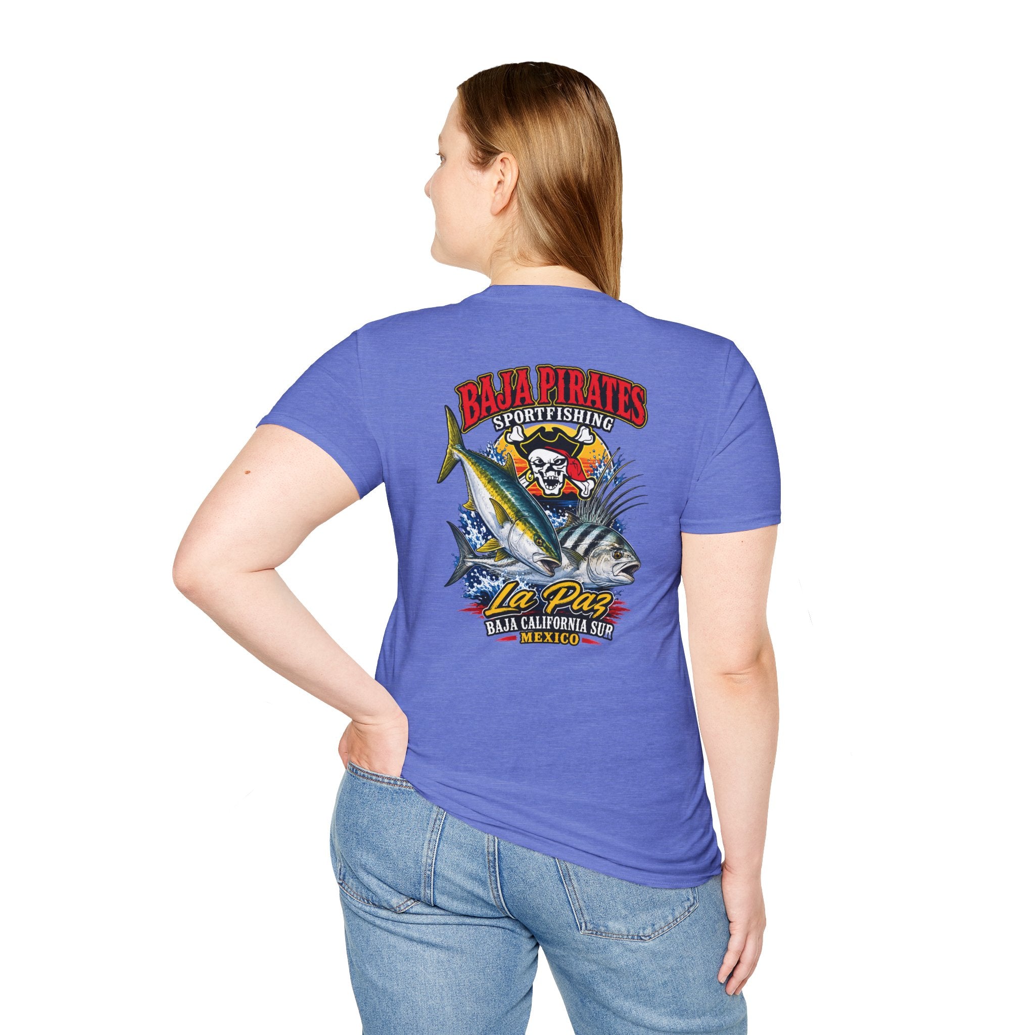 Baja Pirates Yellowtail/Rooster Logo T‑Shirt