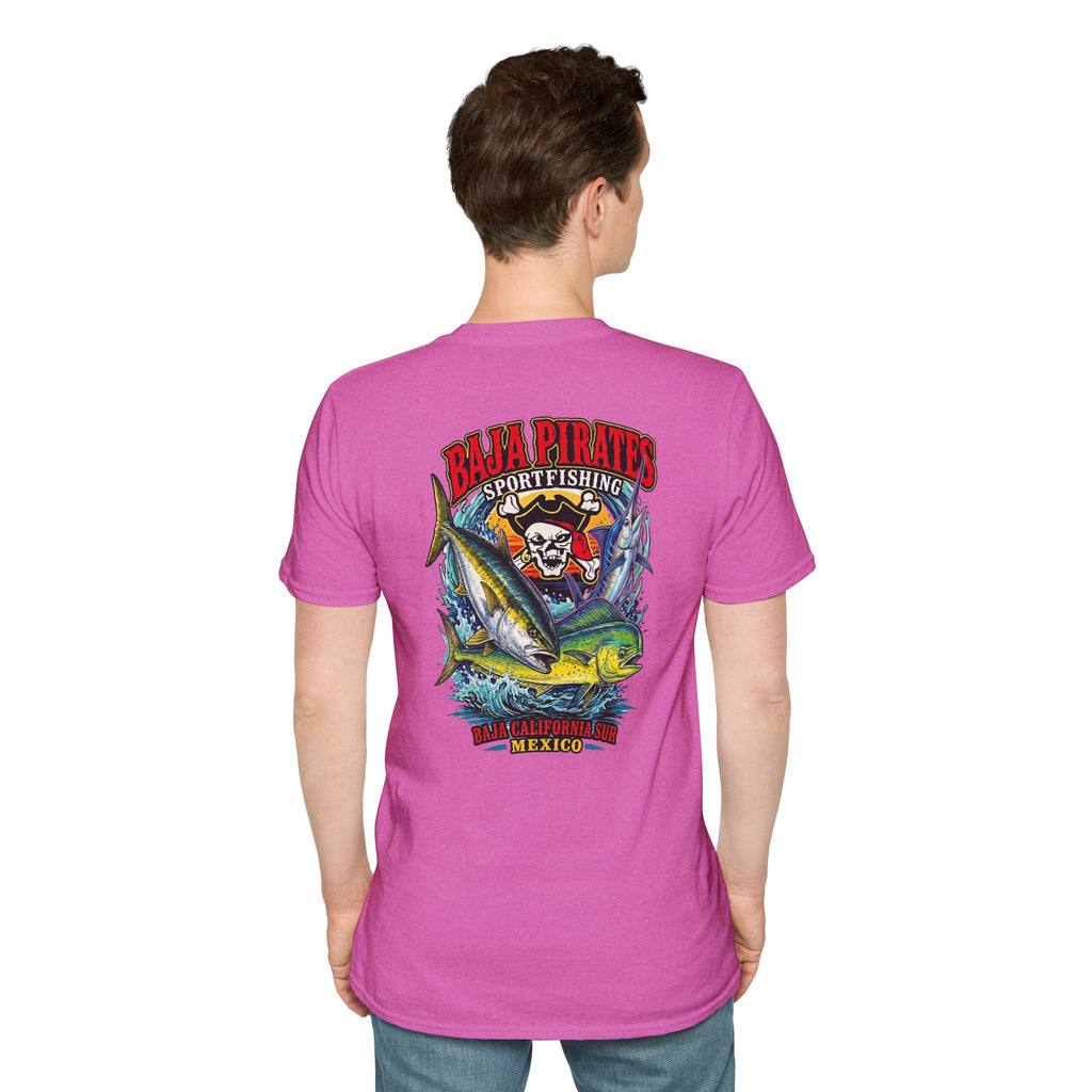 Marlin, Dorado, yellowtail Logo T‑Shirt