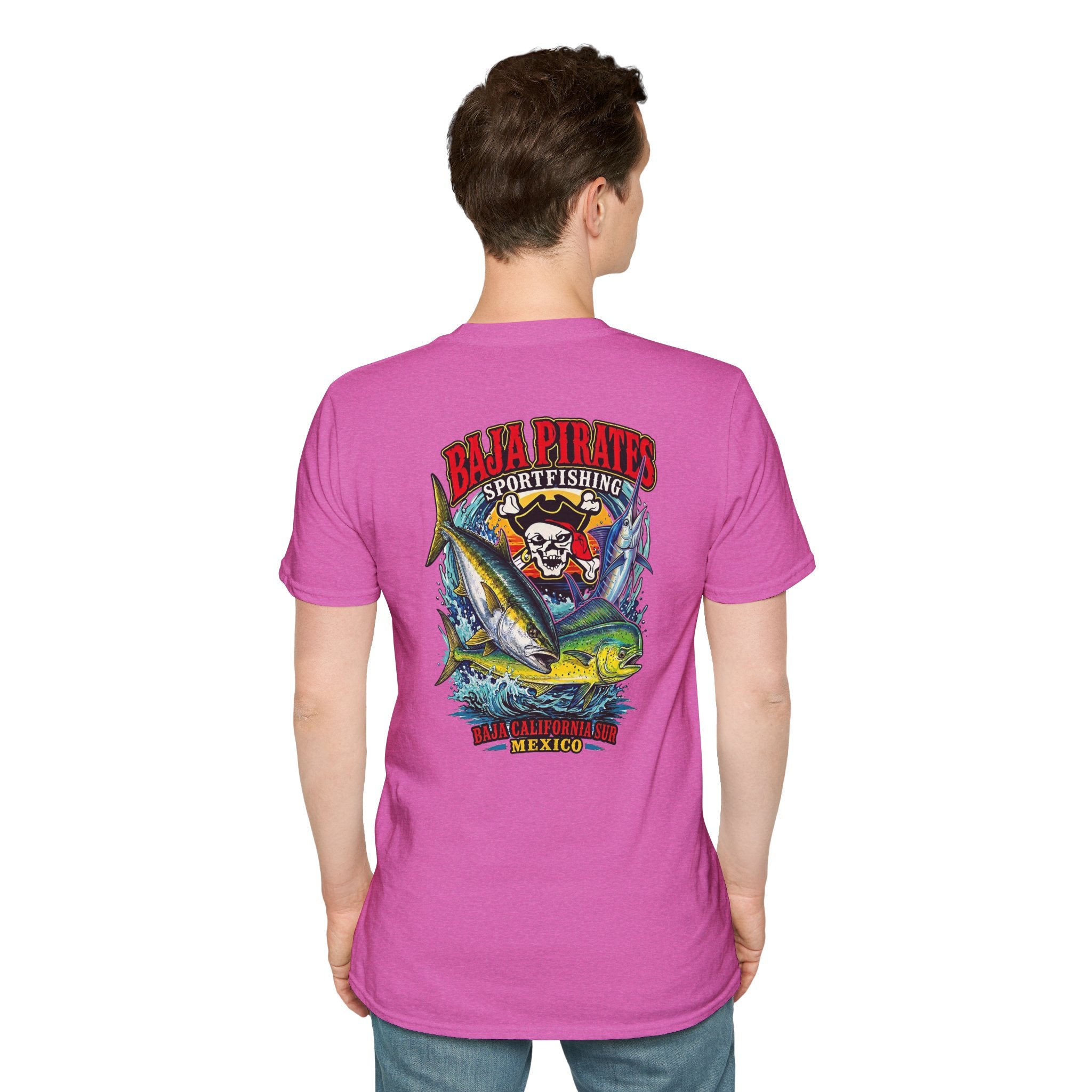 Marlin, Dorado, yellowtail Logo T‑Shirt