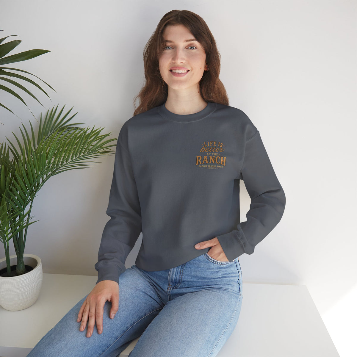Ranch Golf Club Crewneck Sweatshirt — “We Put the ‘Par’ in Party” Graphic