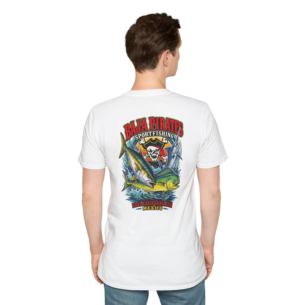 Marlin, Dorado, yellowtail Logo T‑Shirt