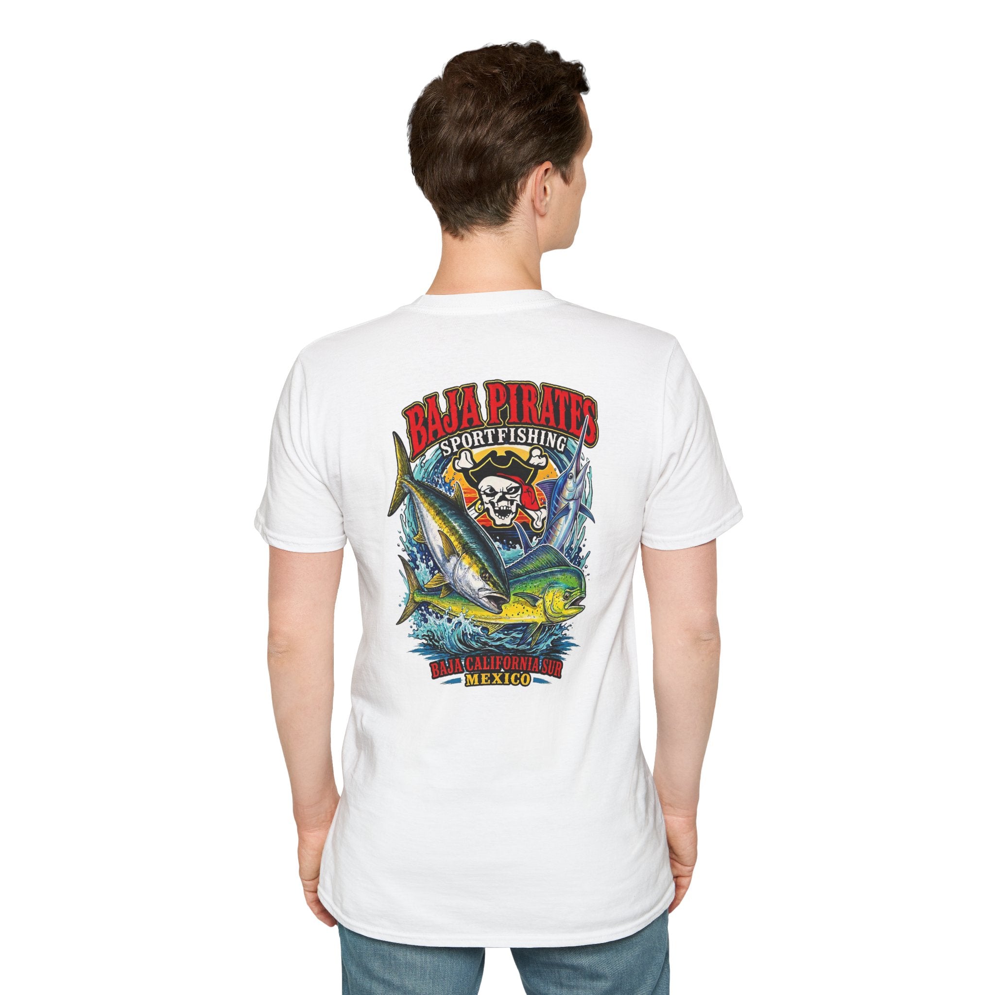 Marlin, Dorado, yellowtail Logo T‑Shirt