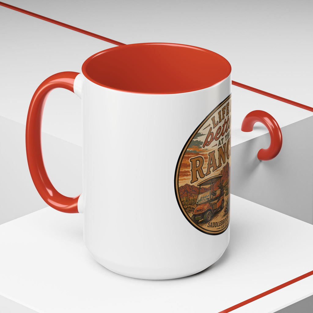 Life Is Better at the Ranch Coffee Mug — Western Ranch Scene 11/15oz