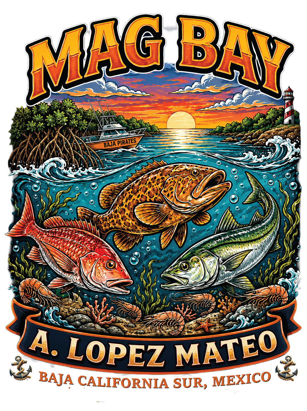 Mag Bay - Fishing the Mangroves T-Shirt