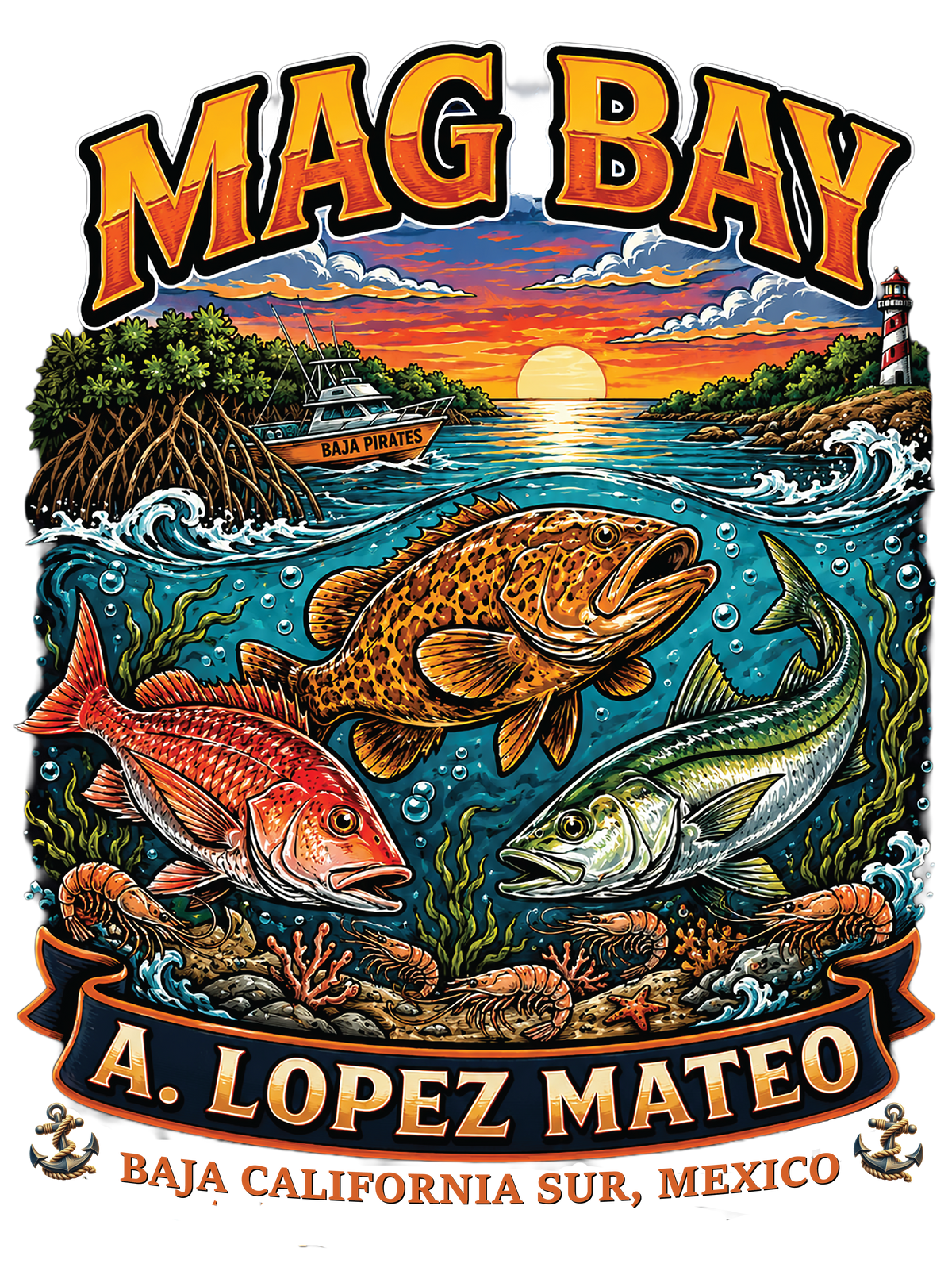 Mag Bay - Fishing the Mangroves T-Shirt