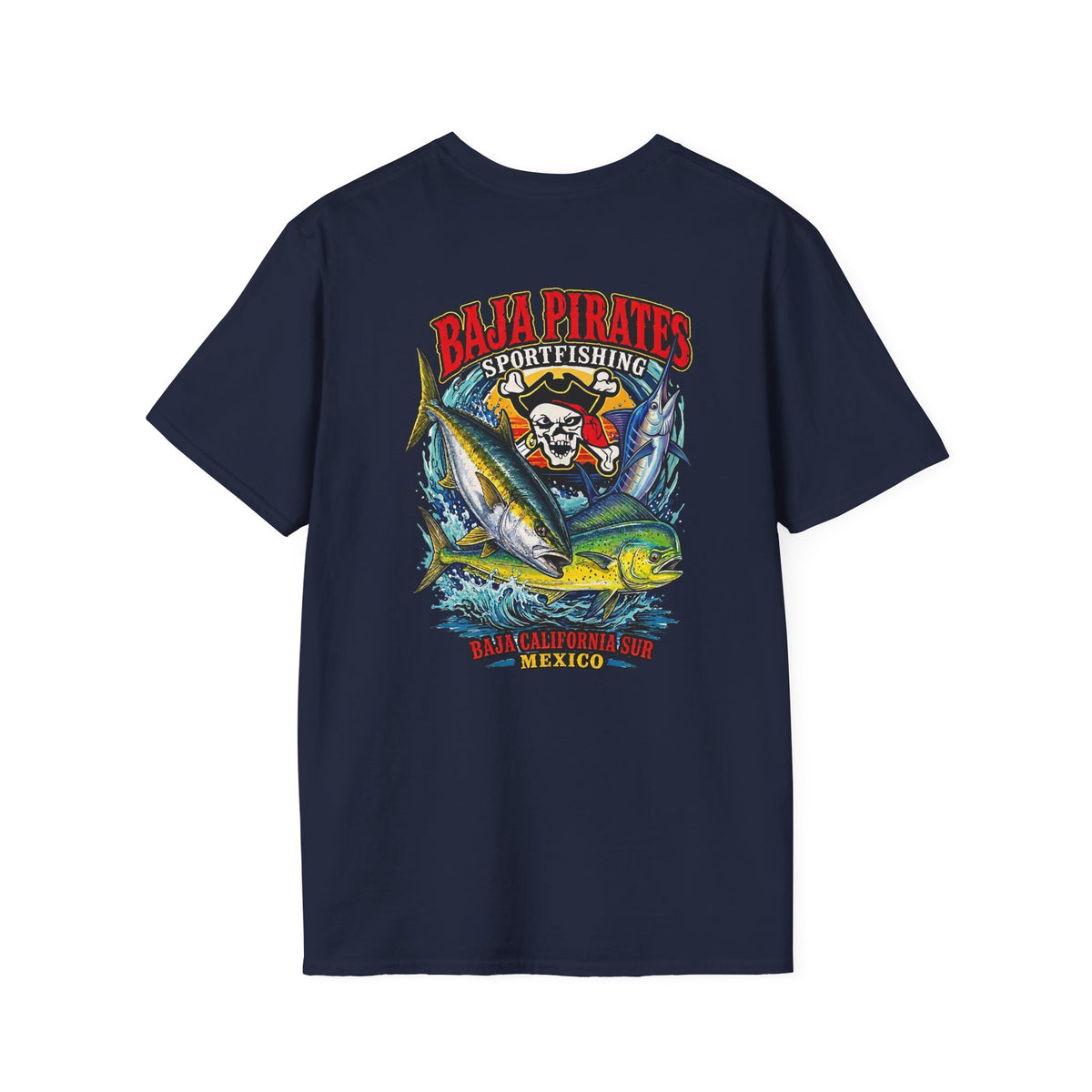 Marlin, Dorado, yellowtail Logo T‑Shirt