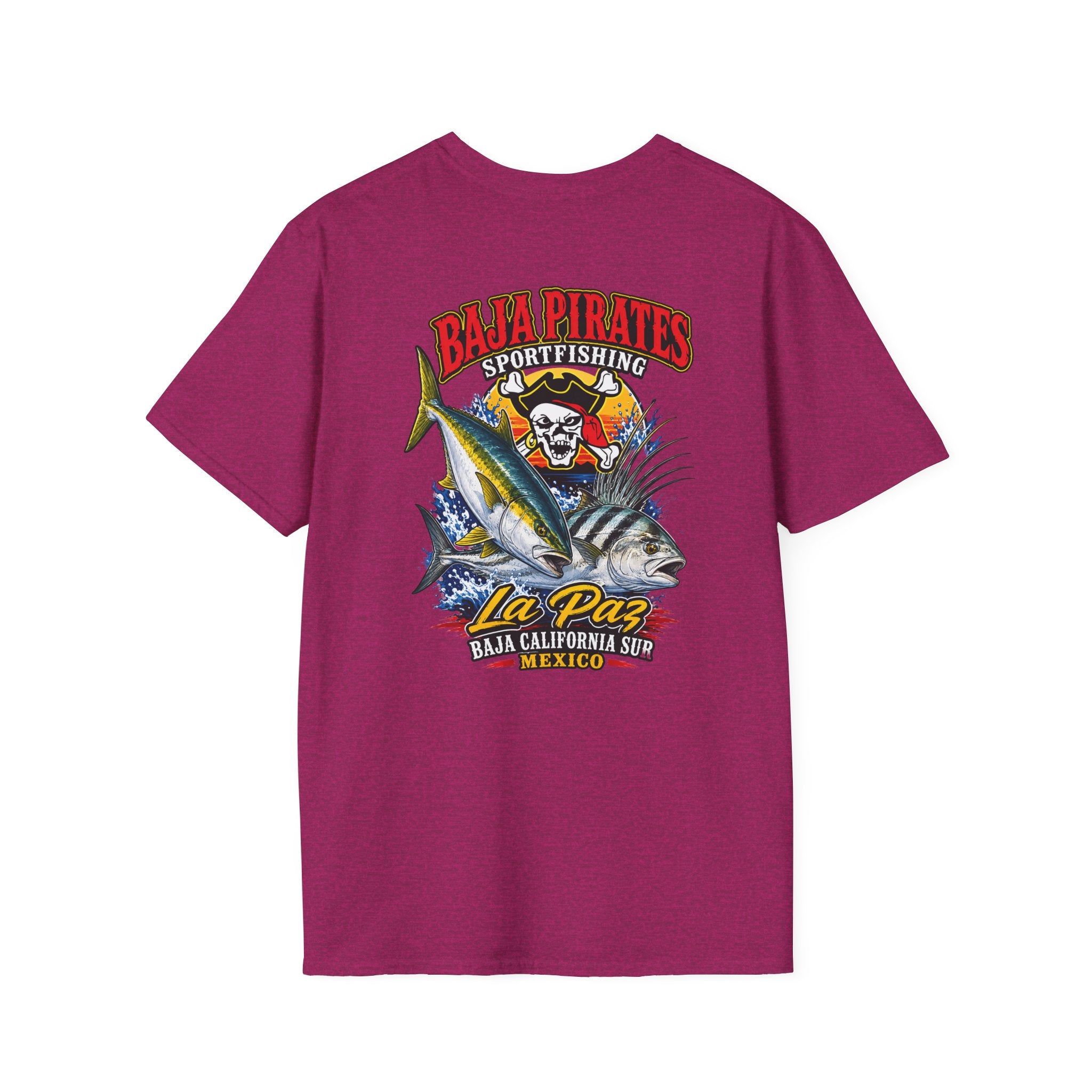 Baja Pirates Yellowtail/Rooster Logo T‑Shirt