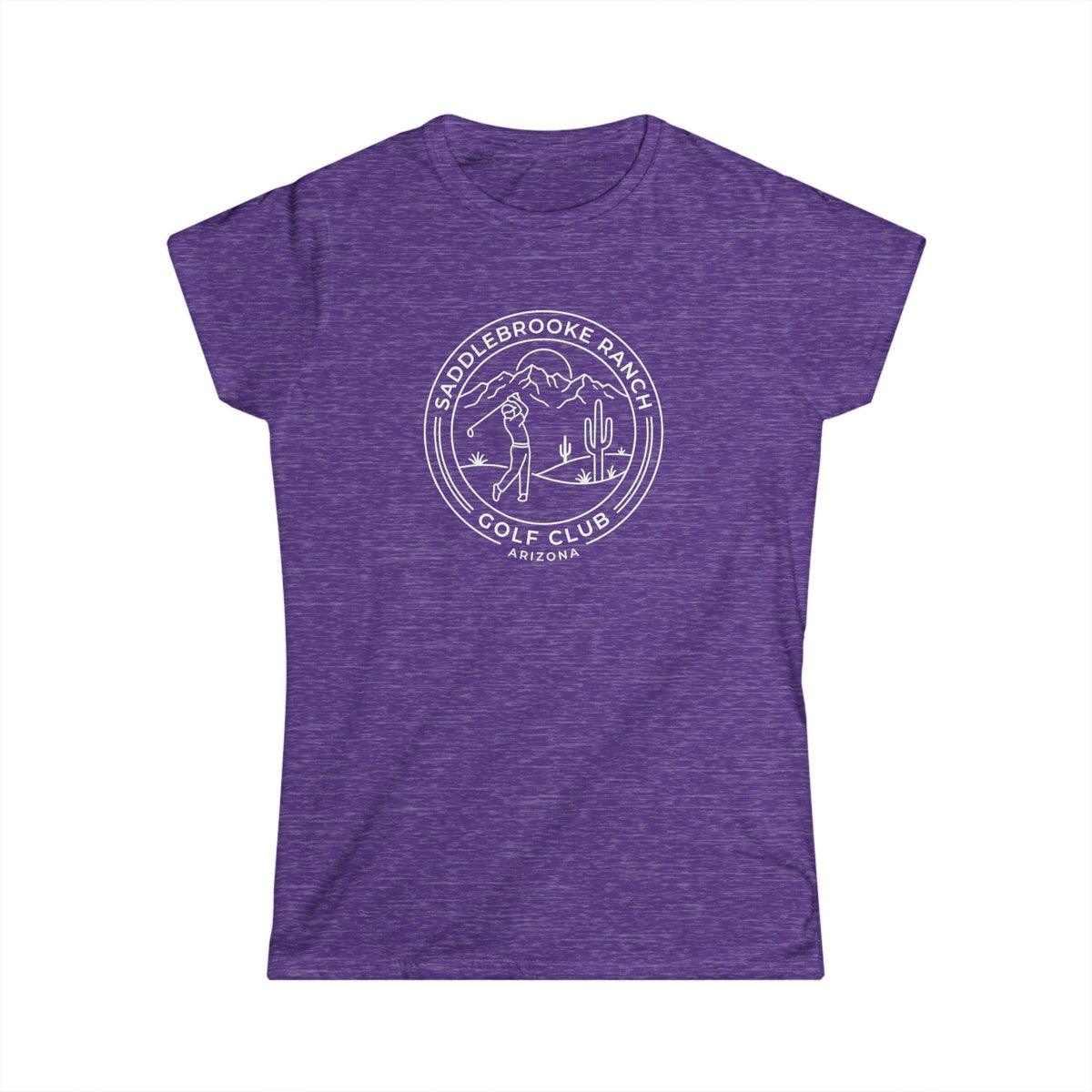 Women's Saddlebrooke Ranch Crewneck Tee - Classic Softstyle Short Sleeve Shirt