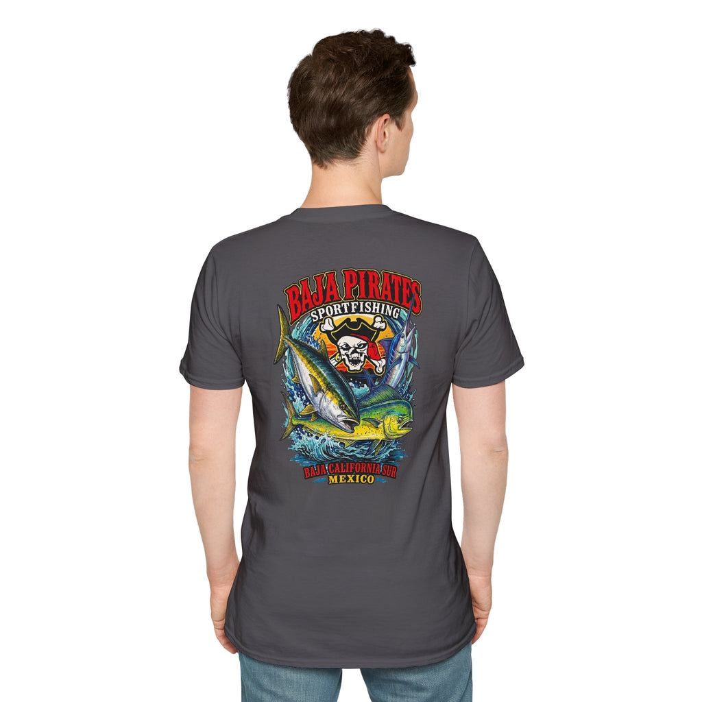 Marlin, Dorado, yellowtail Logo T‑Shirt