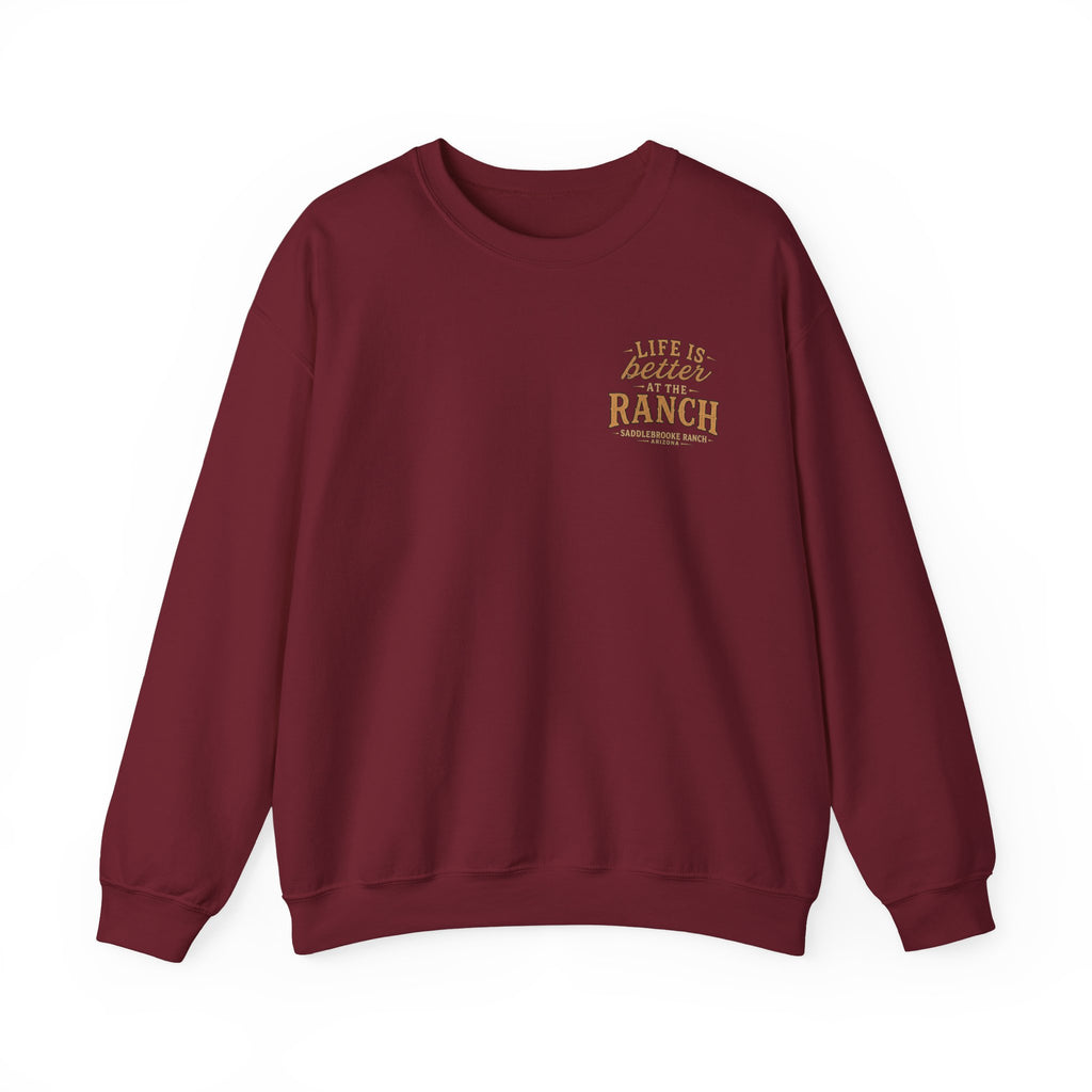 Saddlebrooke Ranch Crewneck Sweatshirt — “We Put the ‘Par’ in Party” Graphic