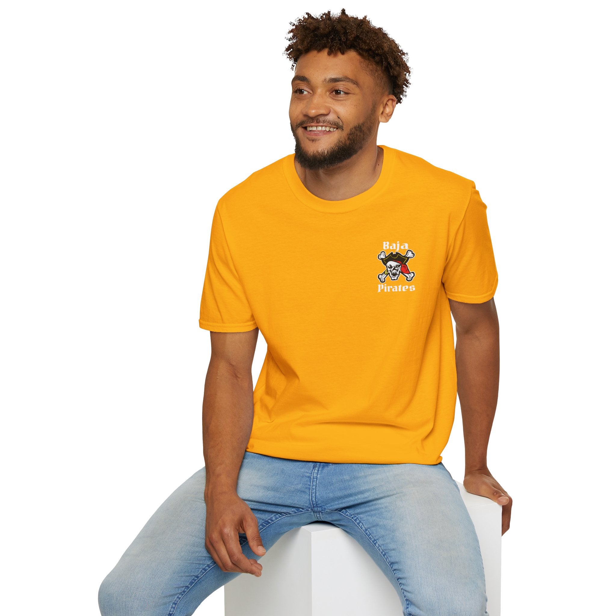 Baja Pirates Yellowtail/Rooster Logo T‑Shirt