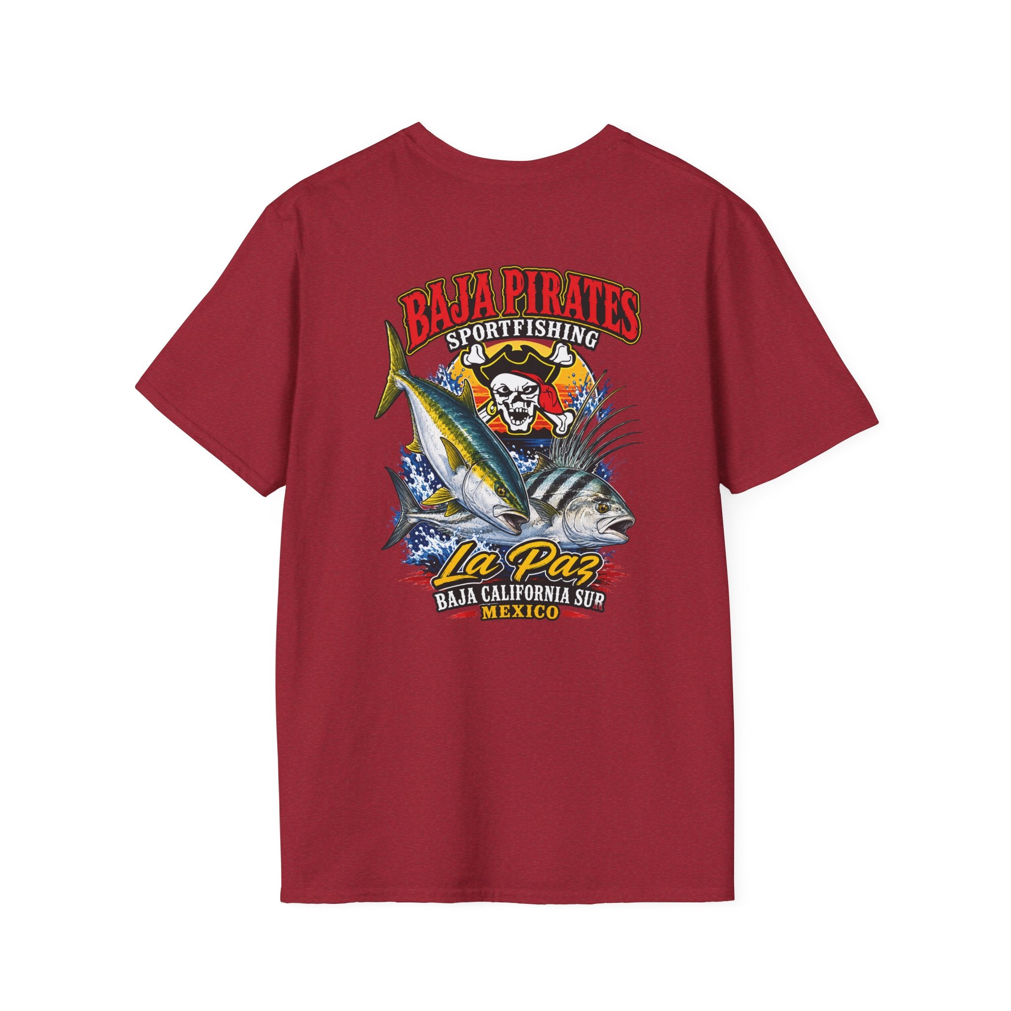 Baja Pirates Yellowtail/Rooster Logo T‑Shirt