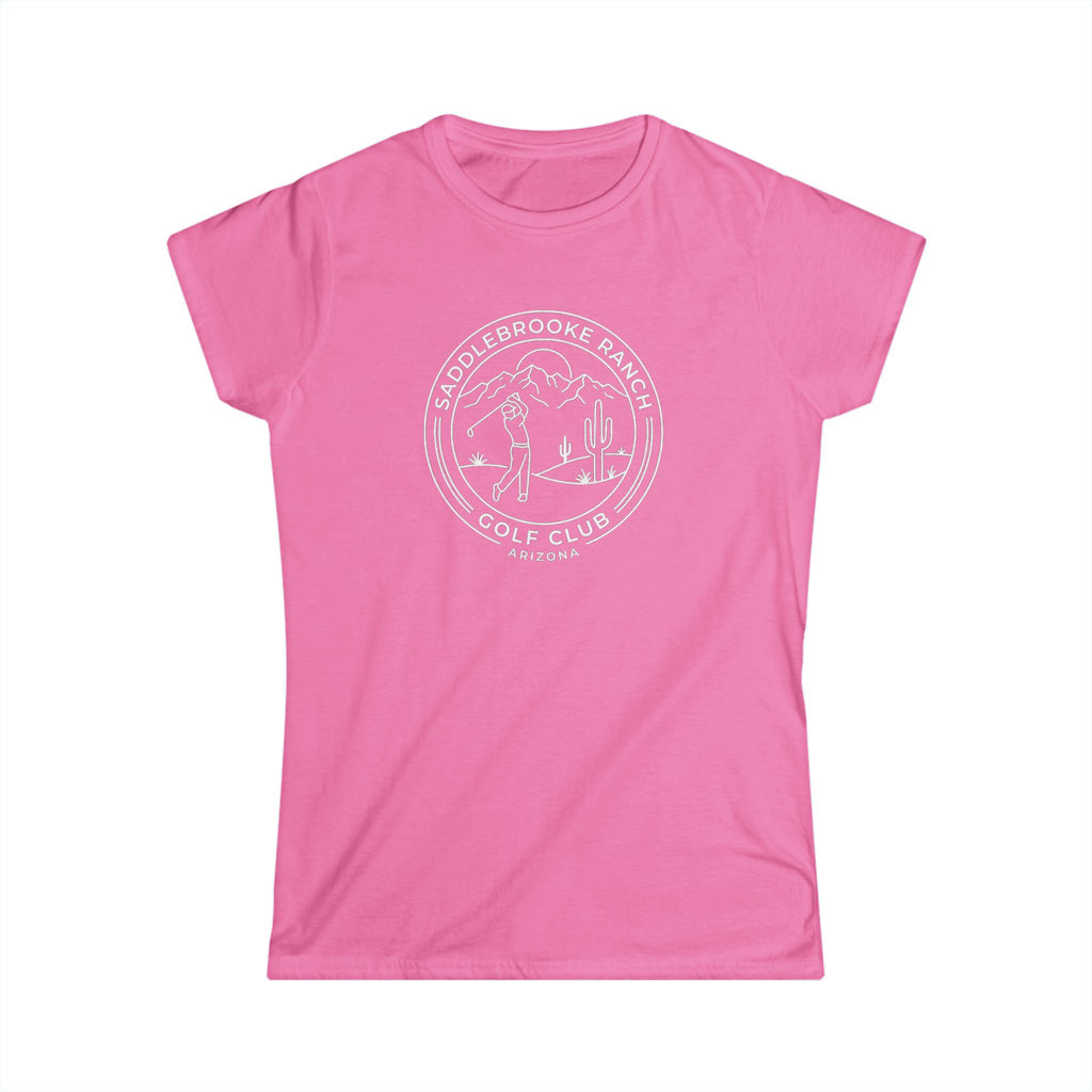 Women's Saddlebrooke Ranch Crewneck Tee - Classic Softstyle Short Sleeve Shirt