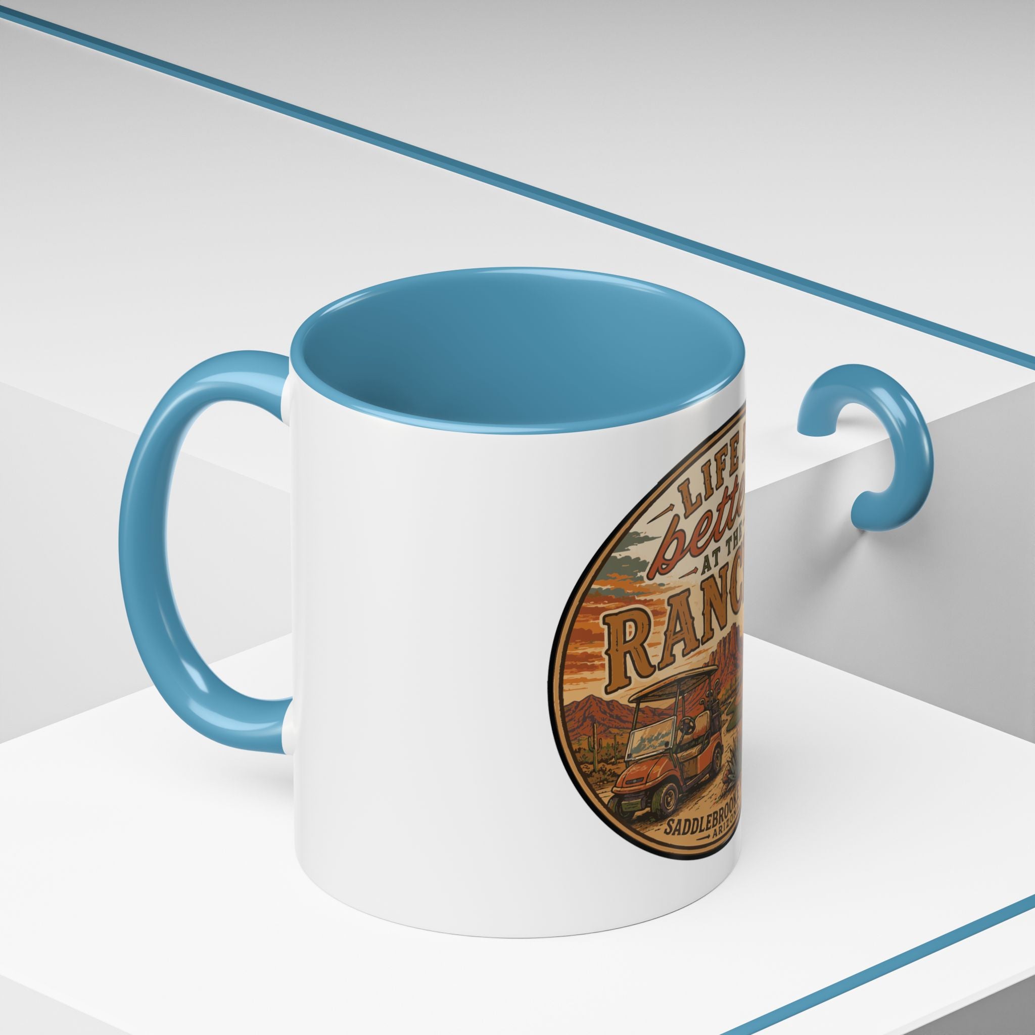 Life Is Better at the Ranch Coffee Mug — Western Ranch Scene 11/15oz
