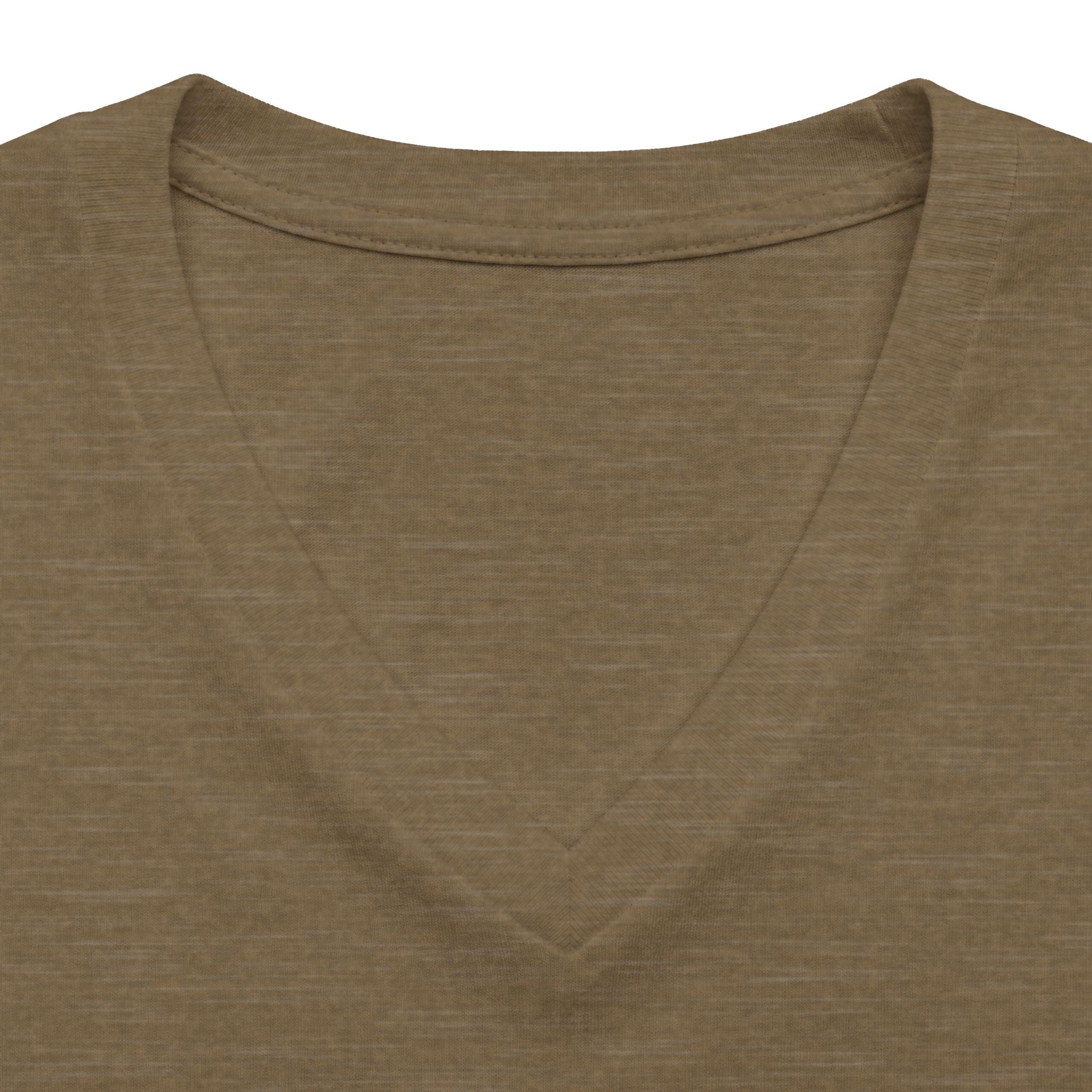 Women's V-Neck Tee — 'Life Is Better on the Ranch' Graphic